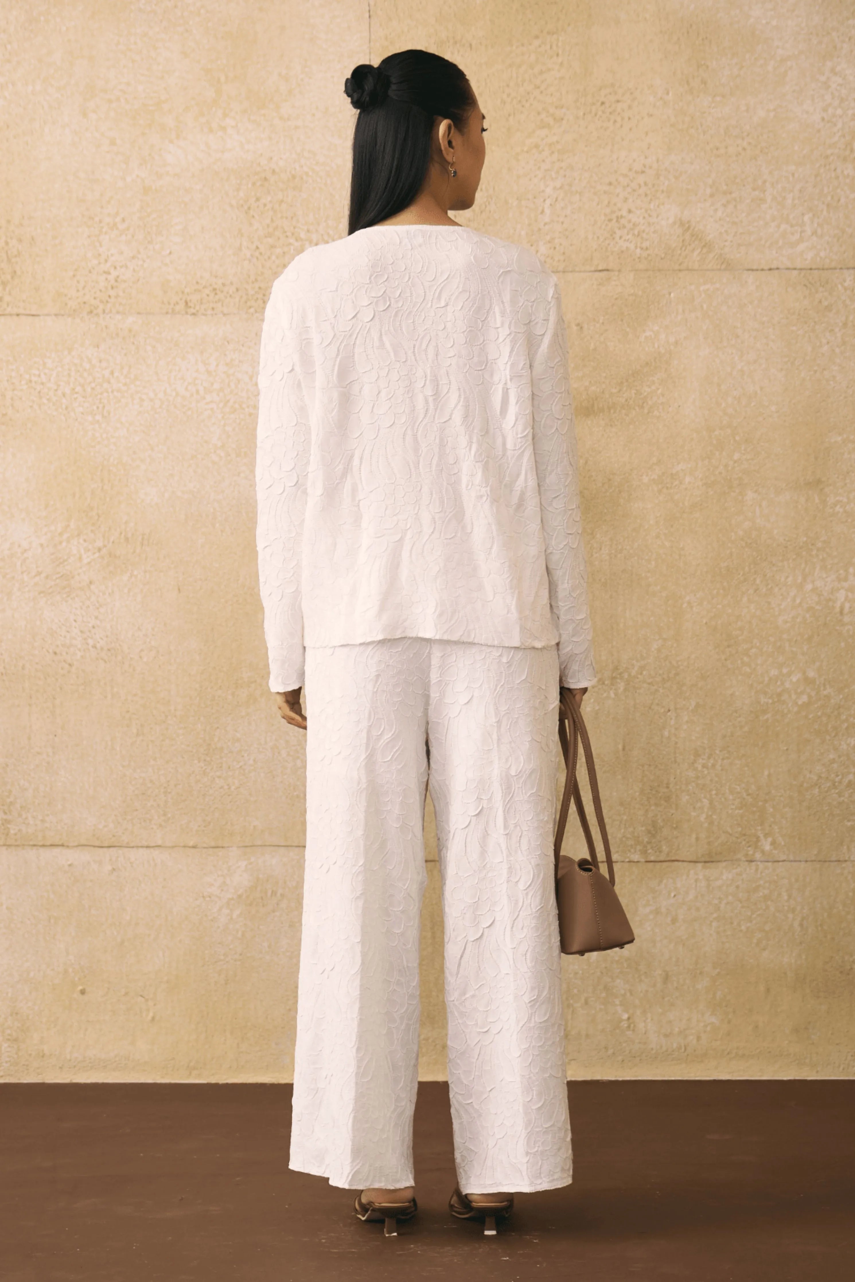 White Elnia Co-Ord Set