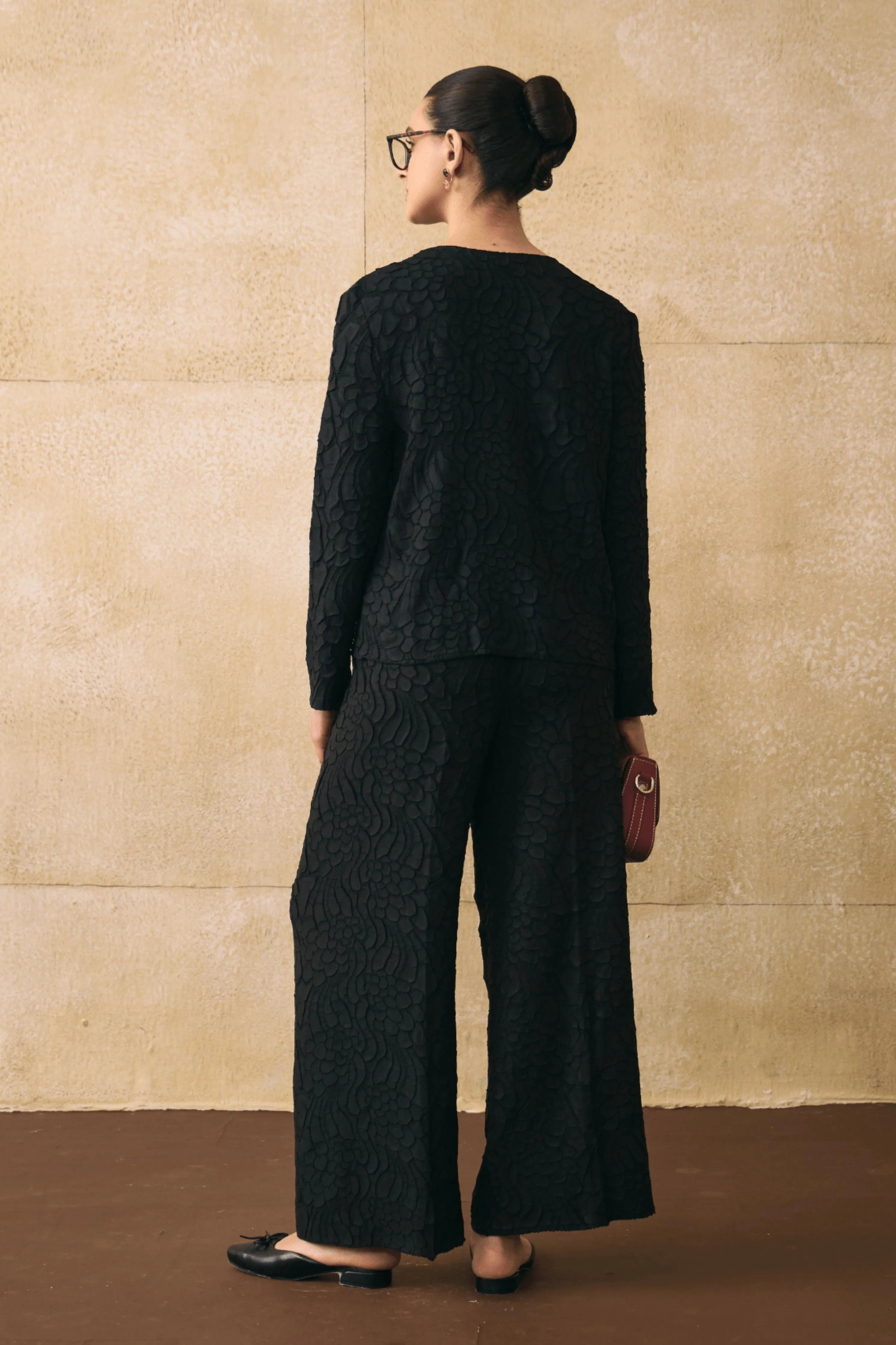 Black Elnia Co-Ord Set