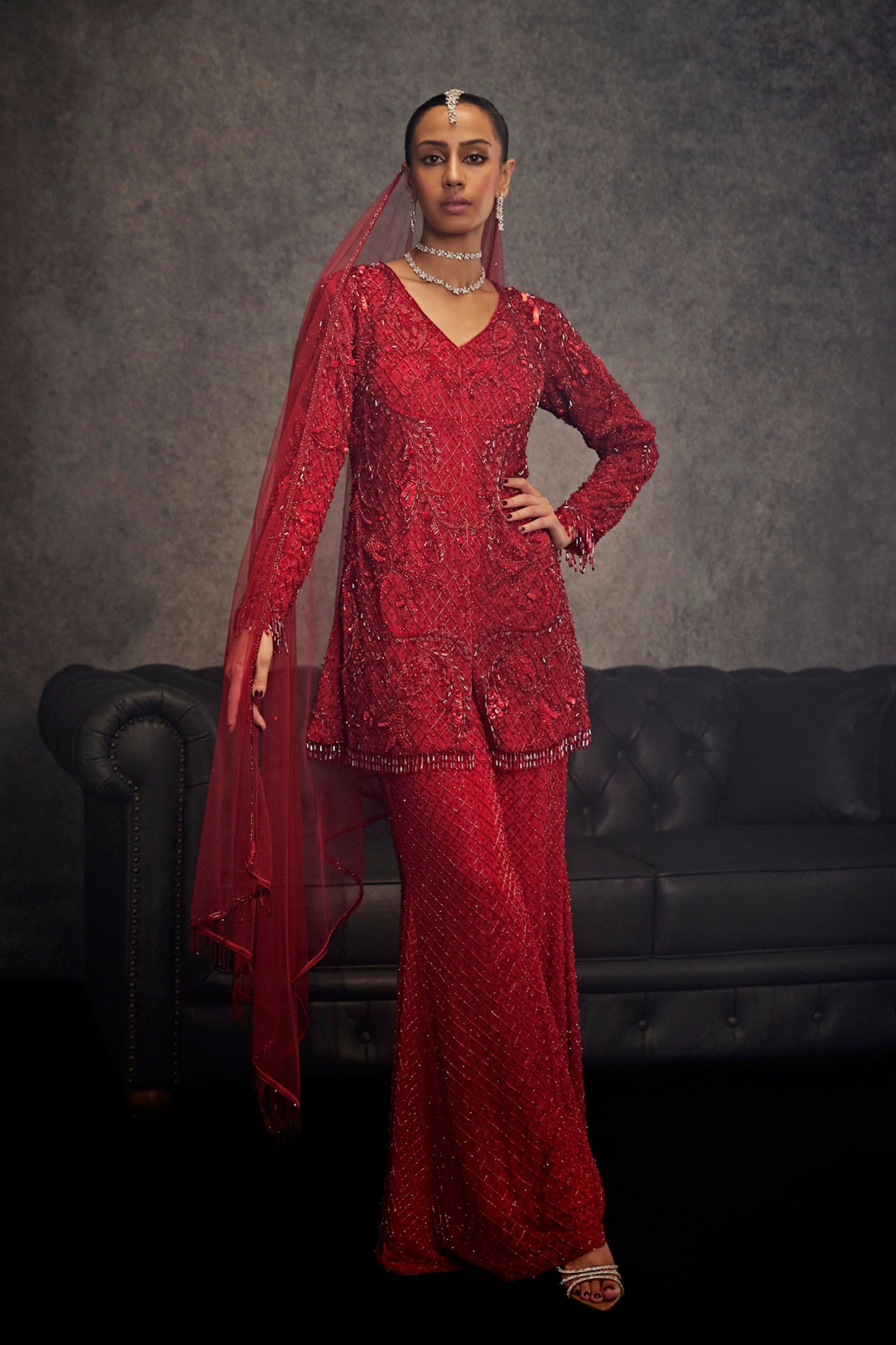 Divinity Sharara Set