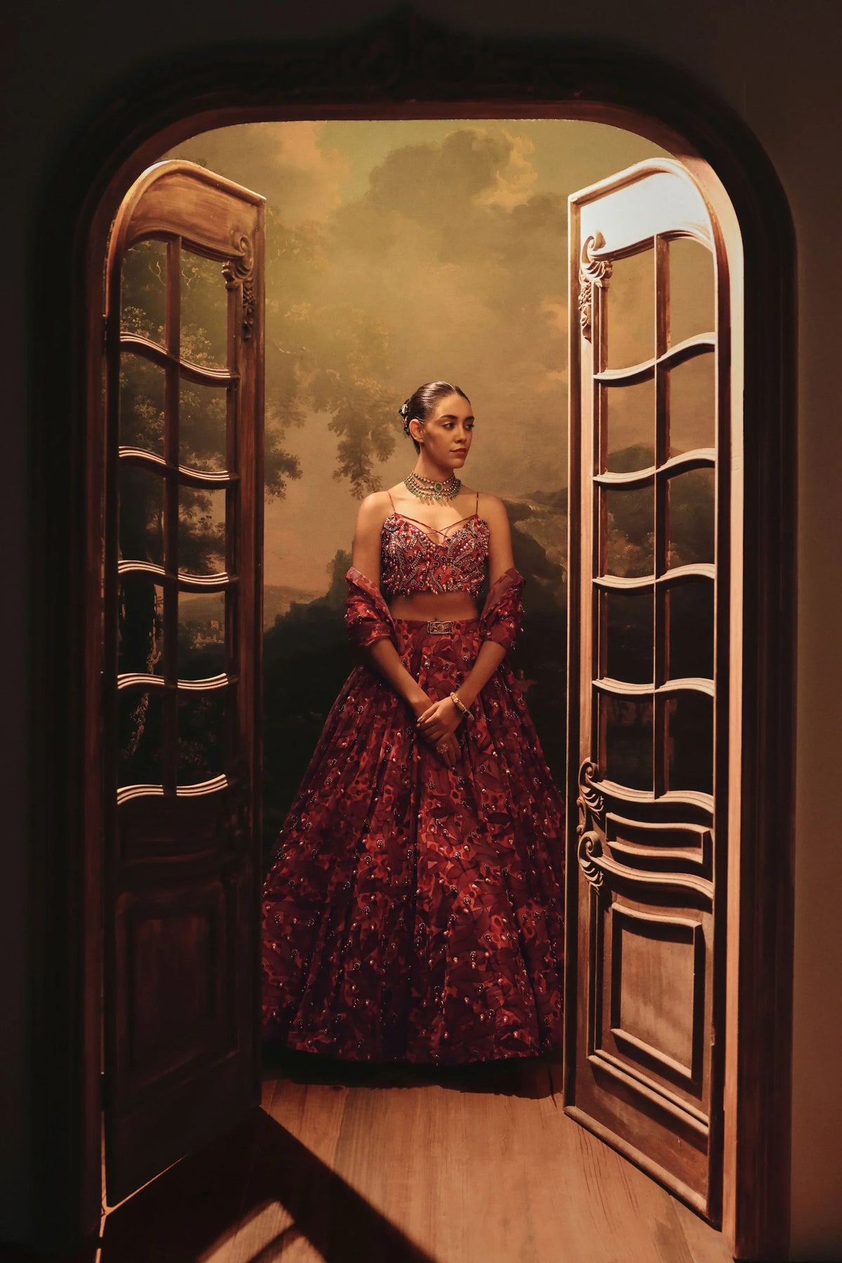 Rose Lehenga Set