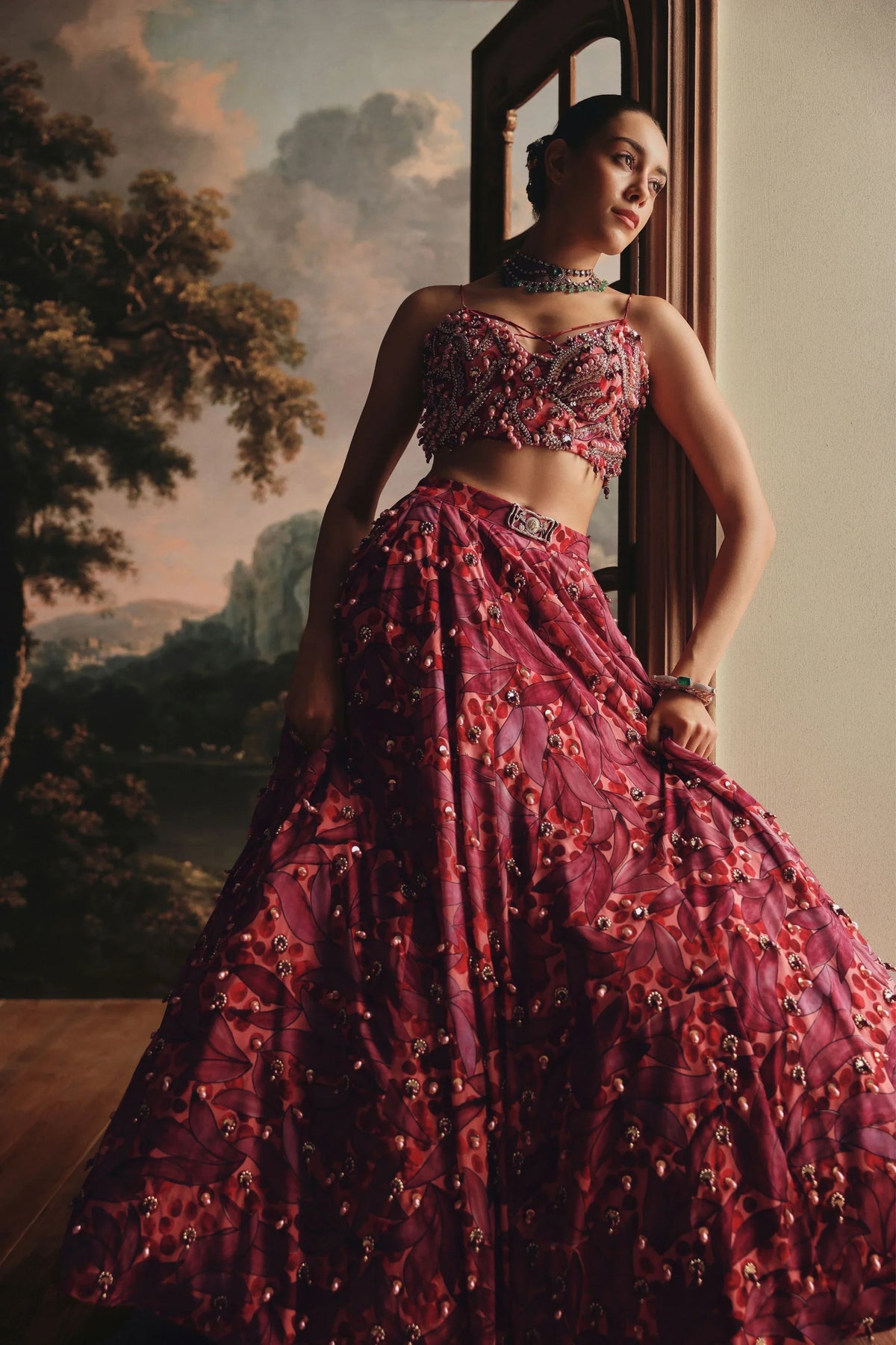 Rose Lehenga Set