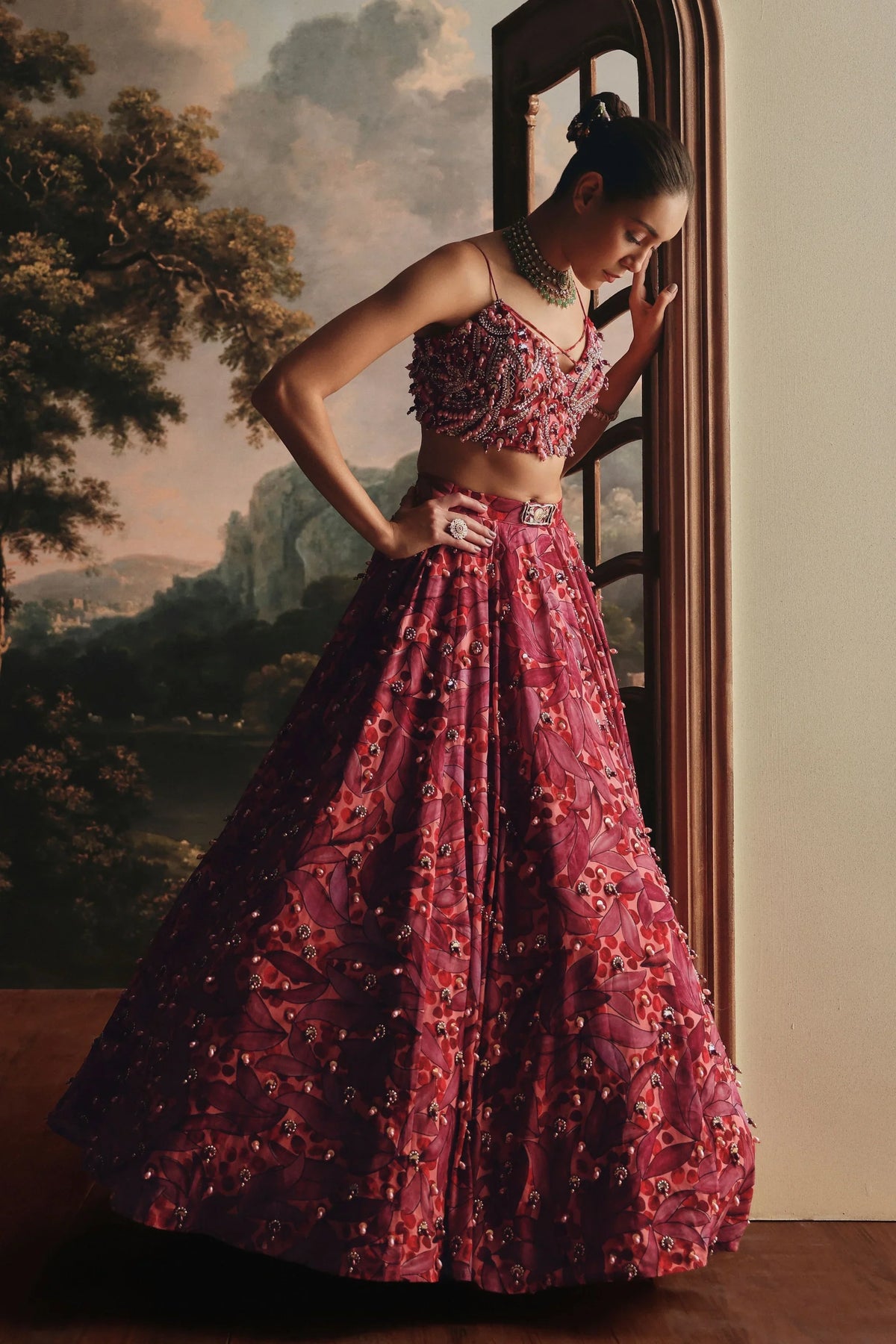 Rose Lehenga Set