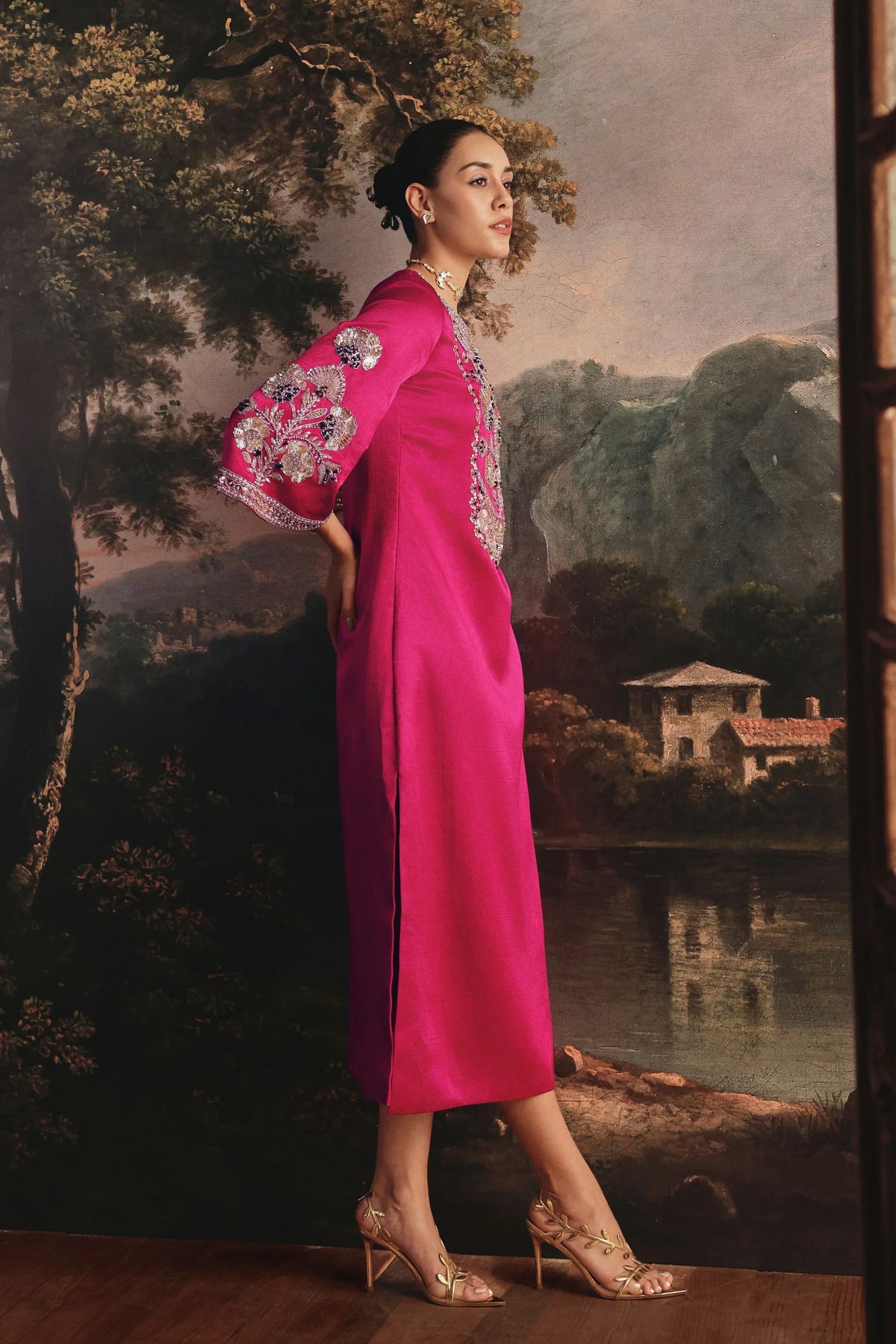 Rani Pink Kaftan
