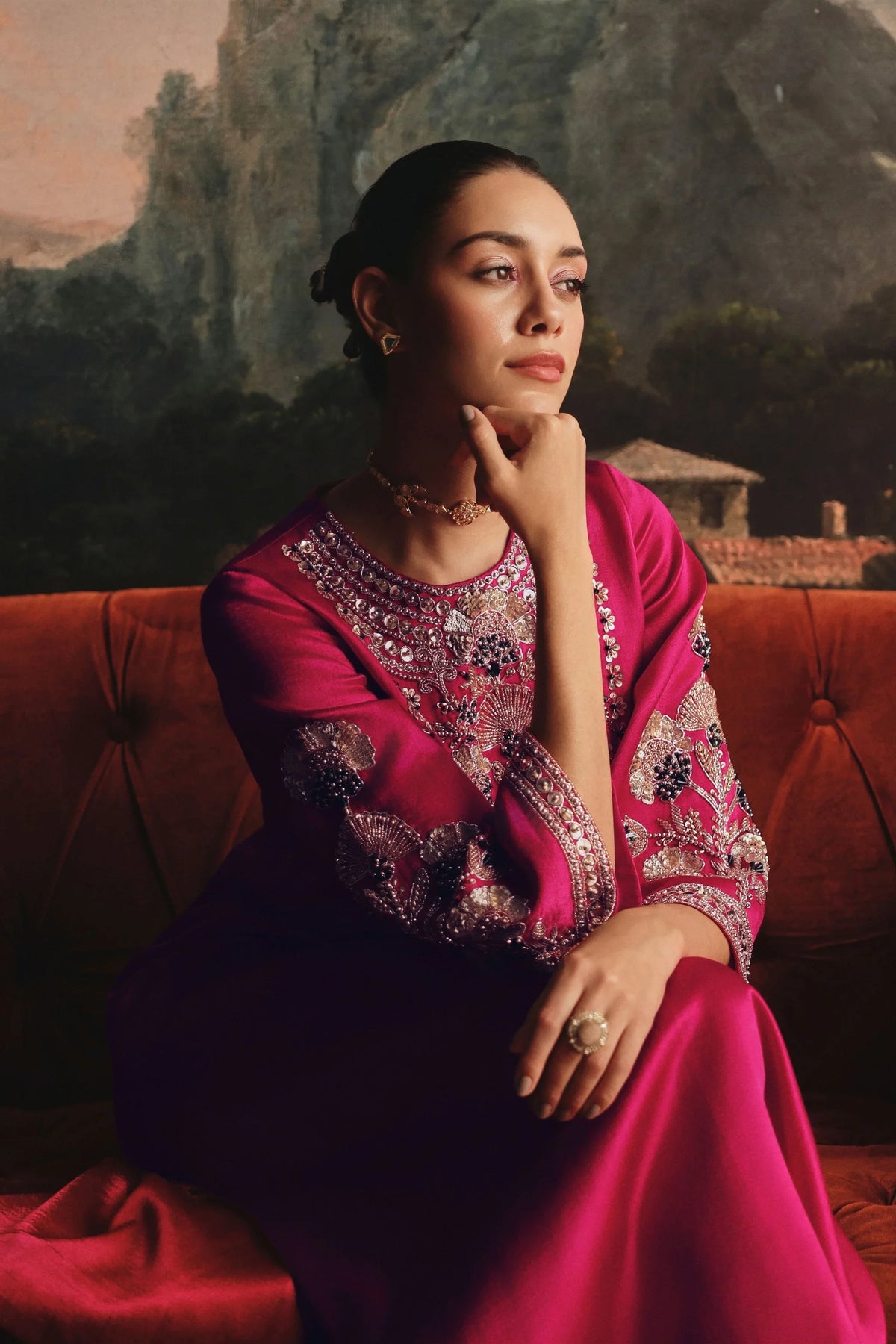 Rani Pink Kaftan