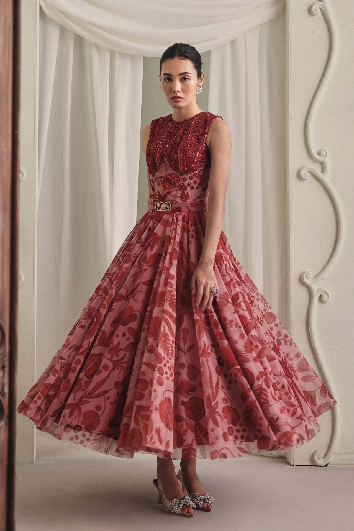 Pink Net Co-Ord Set