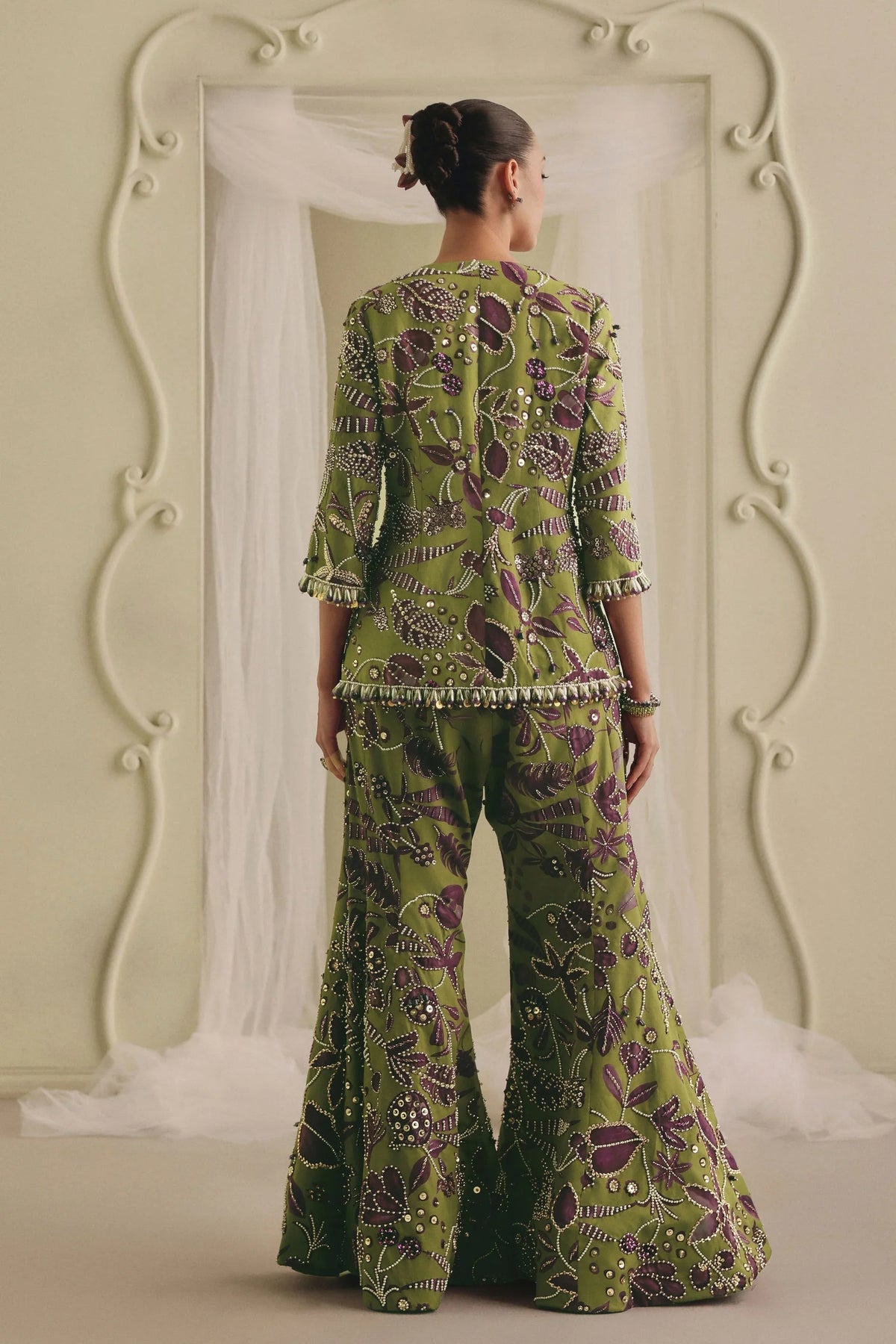 Olive Jacket Set