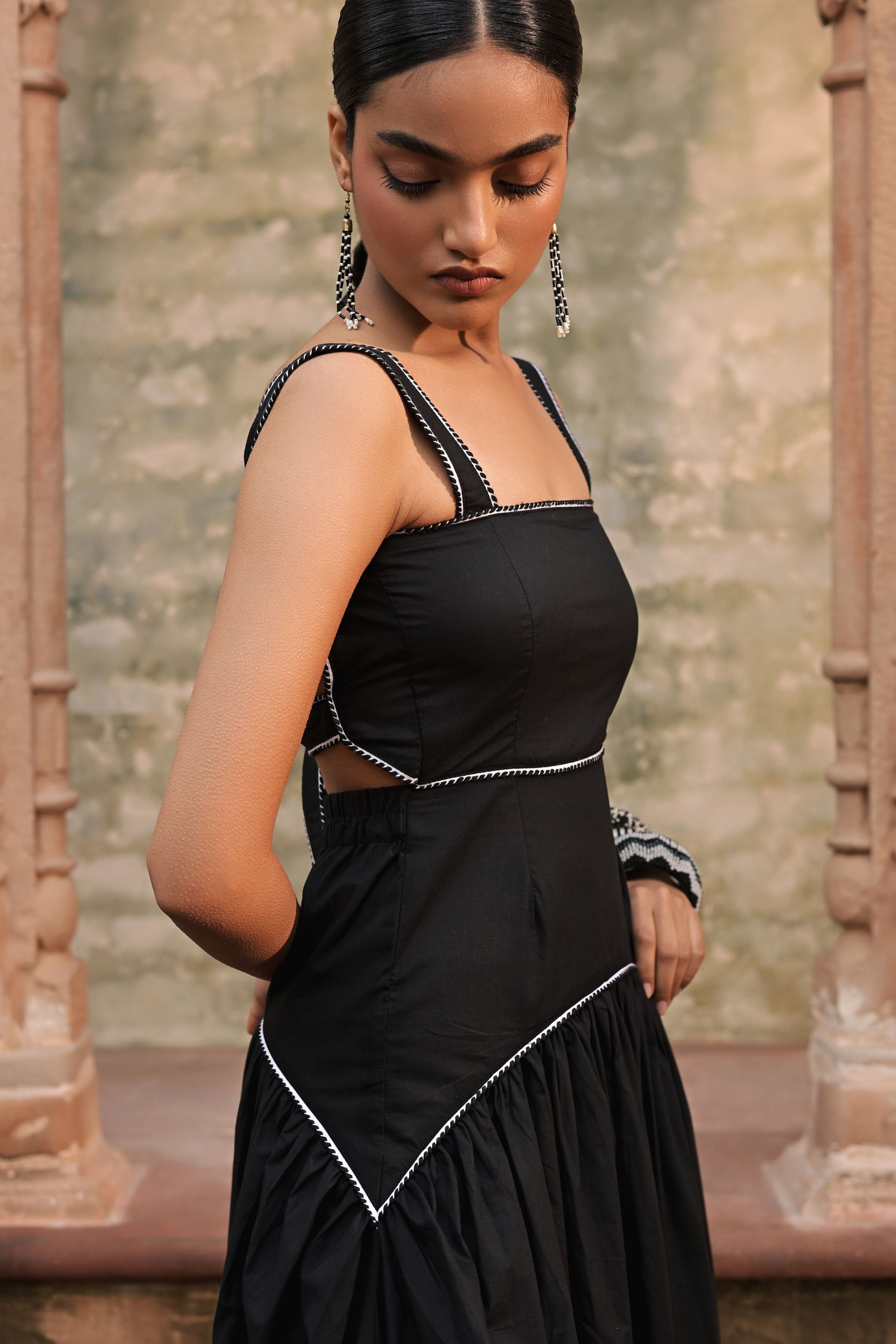 Noir maxi dress