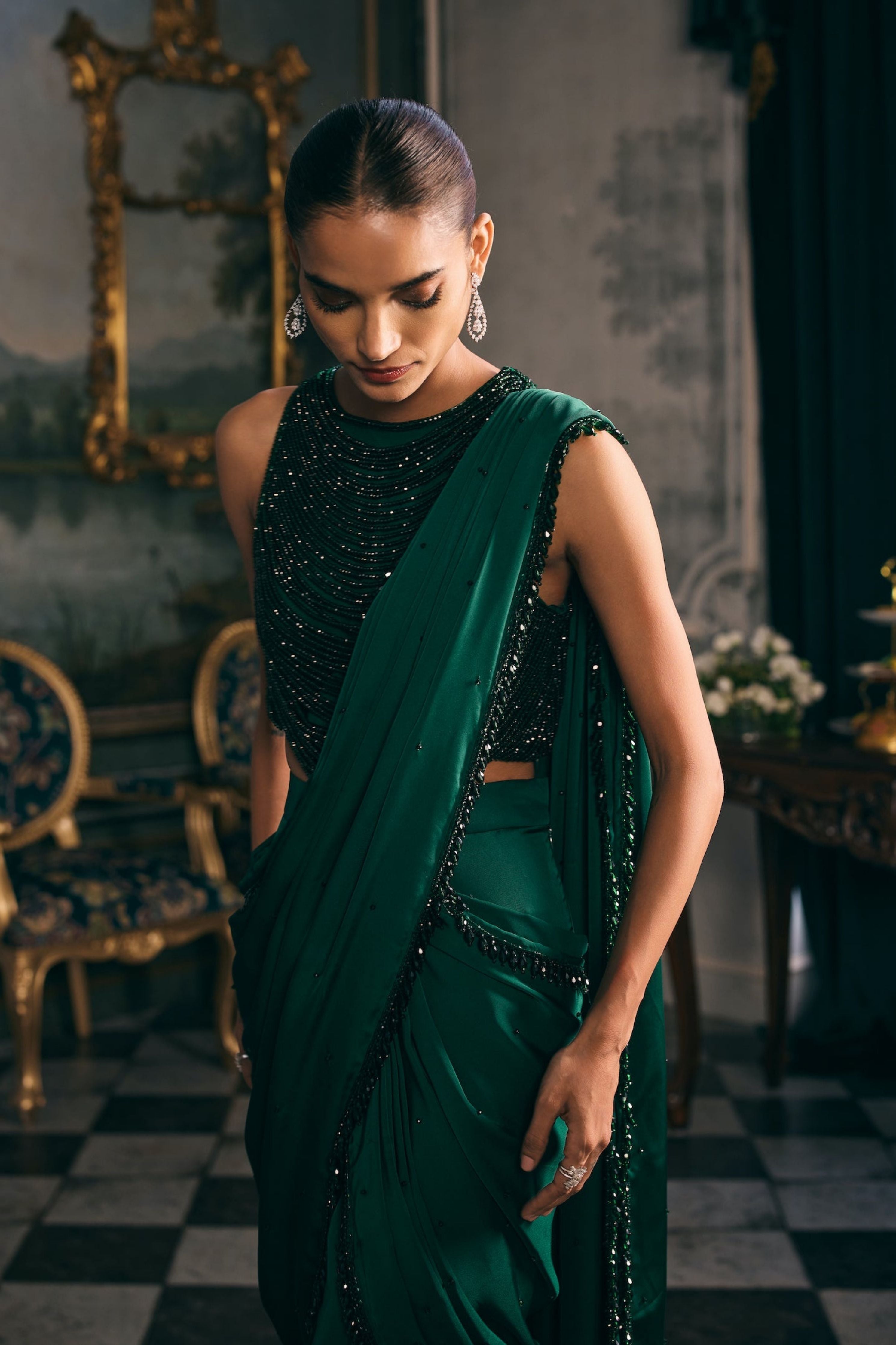 Lustrous Drape Saree