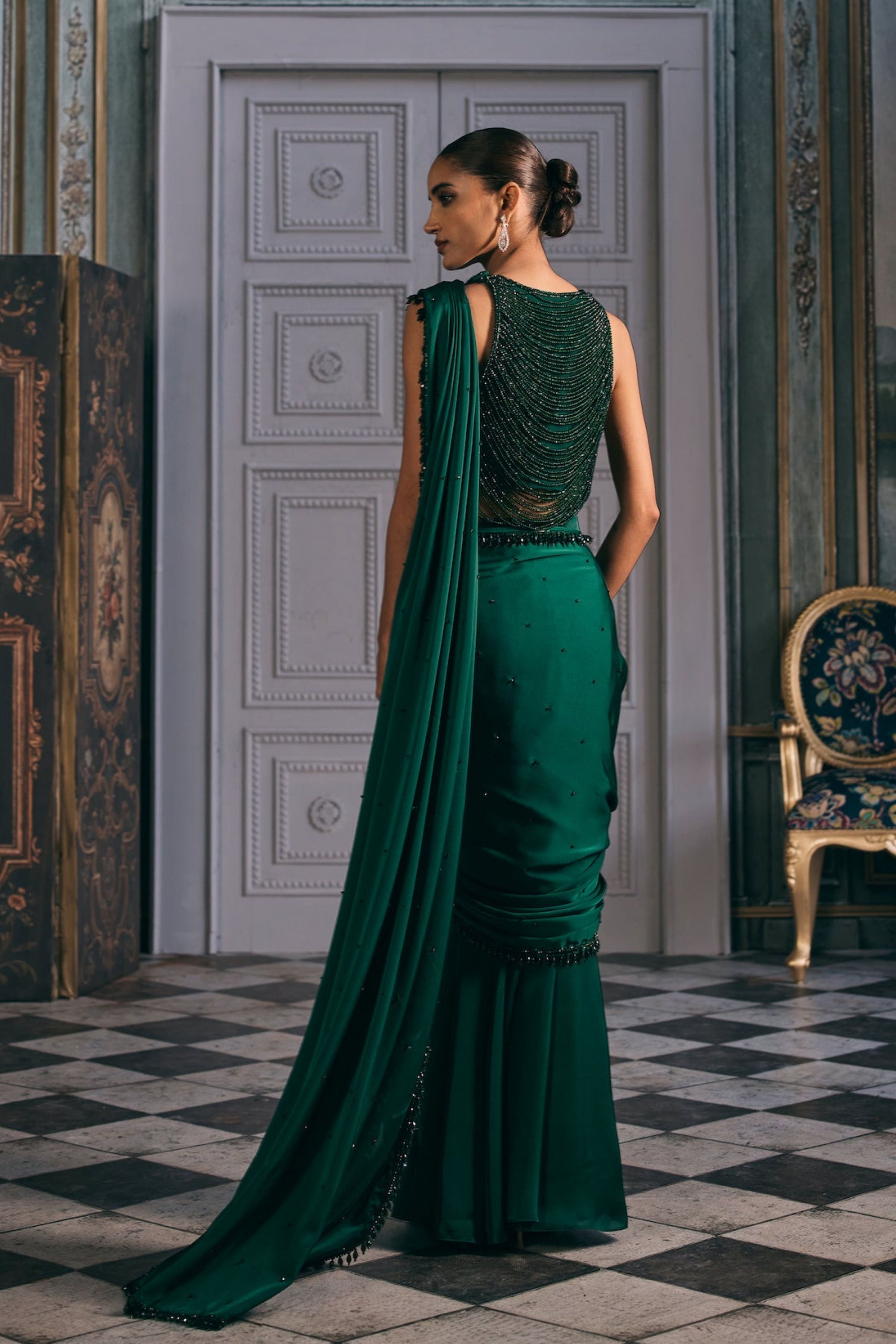 Lustrous Drape Saree