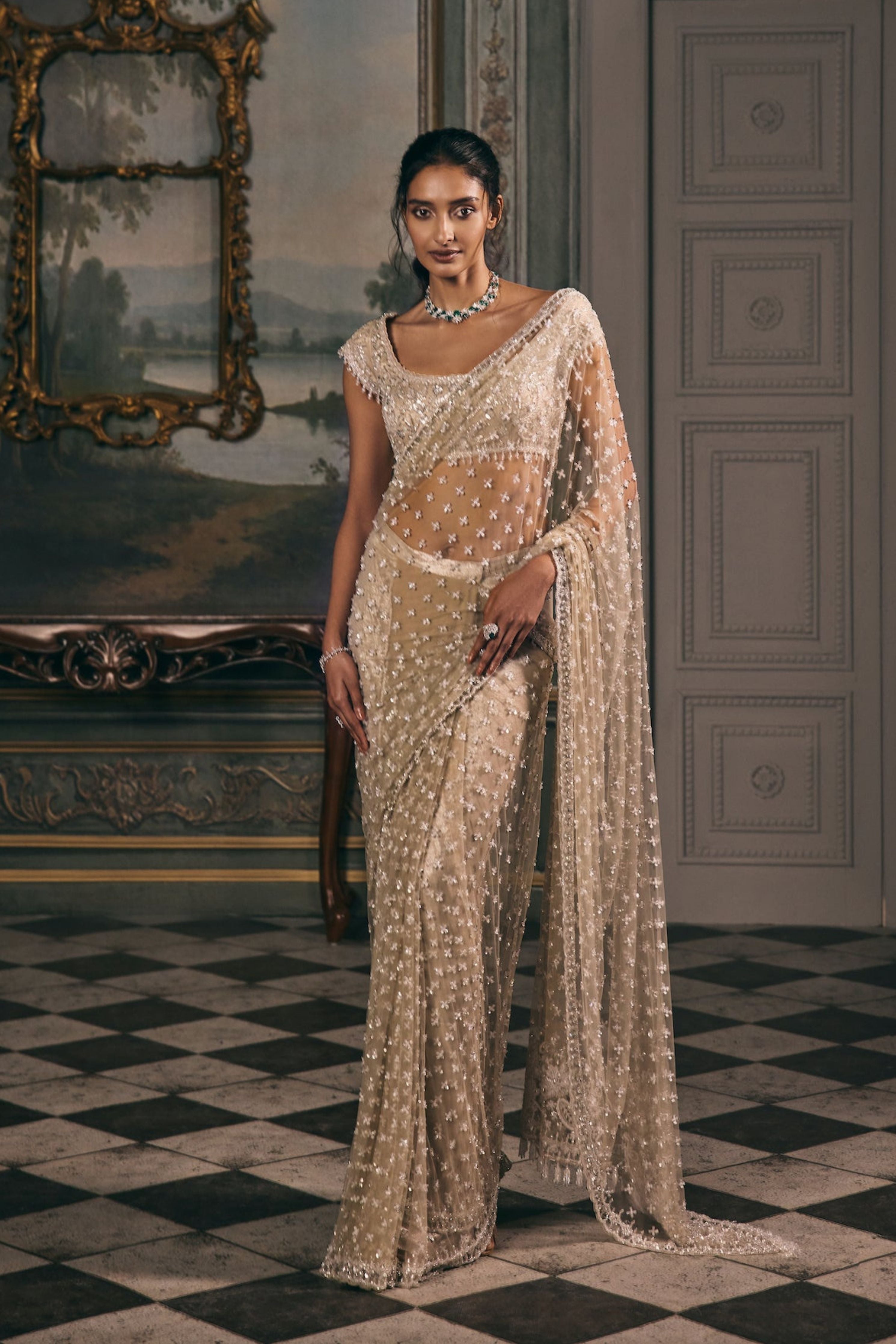 Rosetta Pre-Stitched Saree