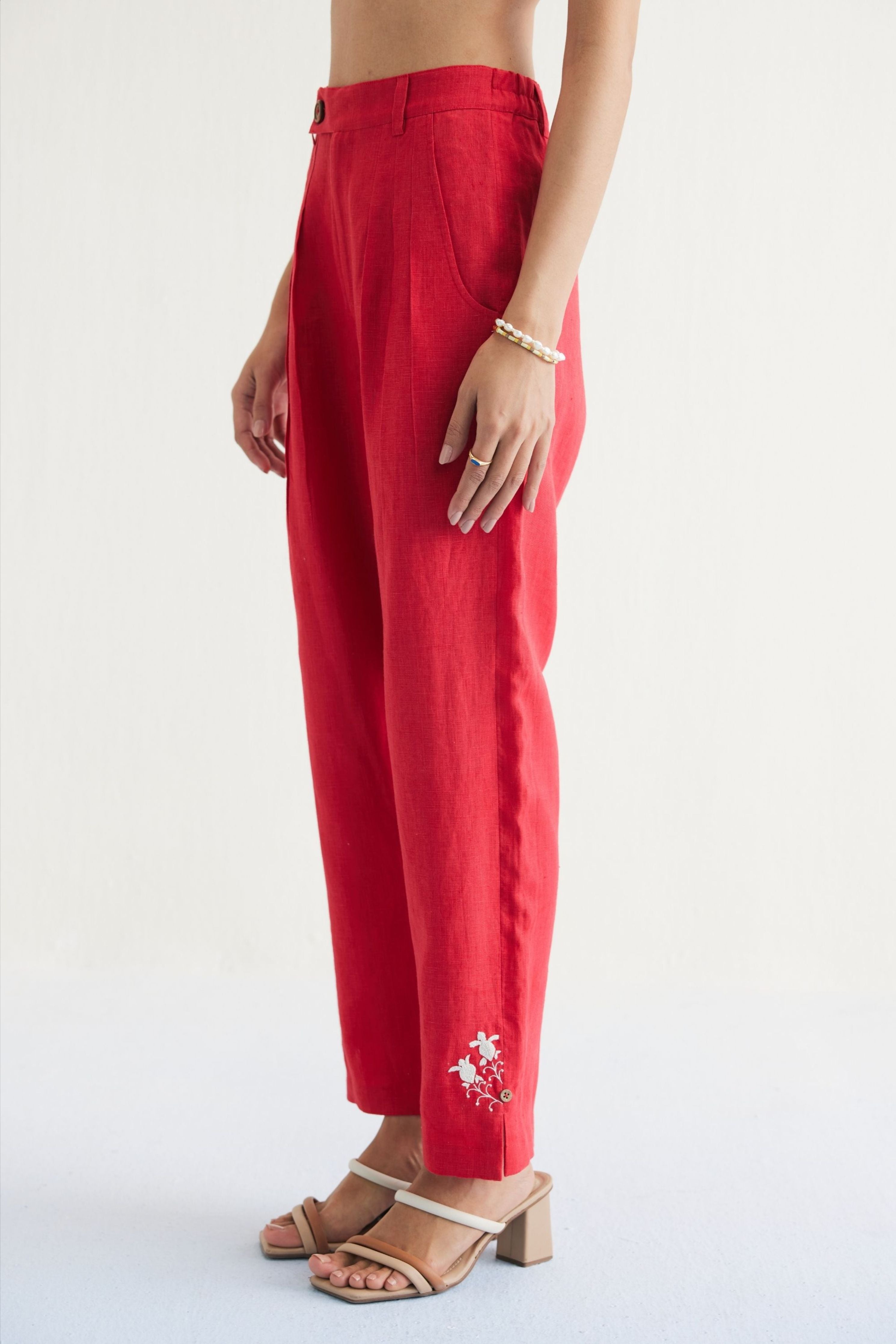 Ebb & Flow Sunset Linen Trousers
