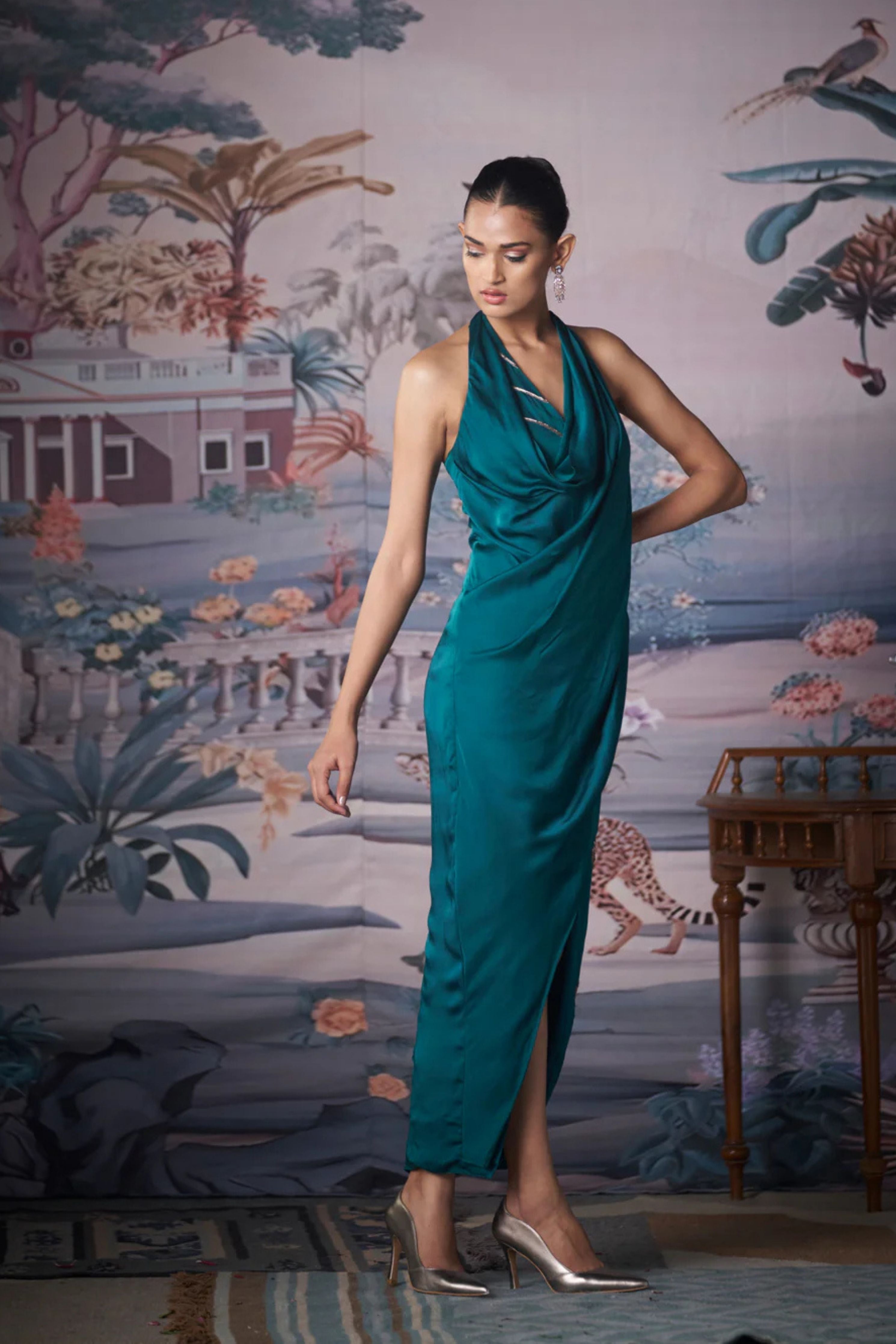 Emerald Whisper Dress