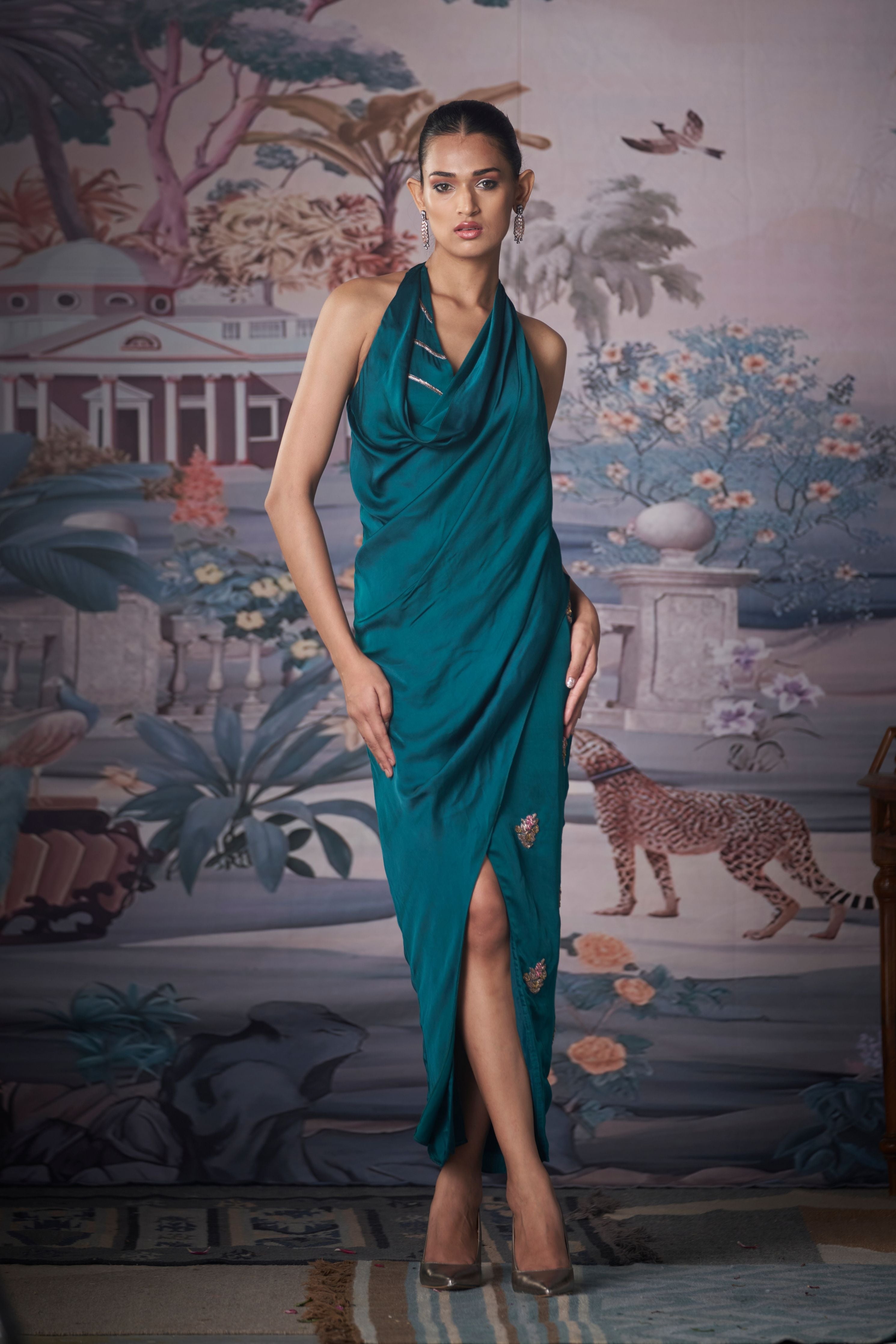 Emerald Whisper Dress