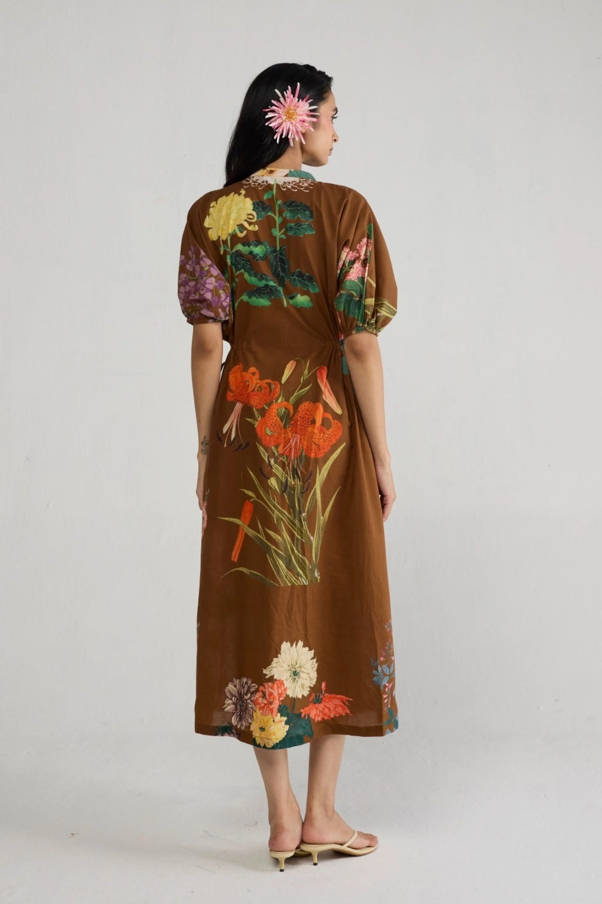 Emi Side Tie Up Dress