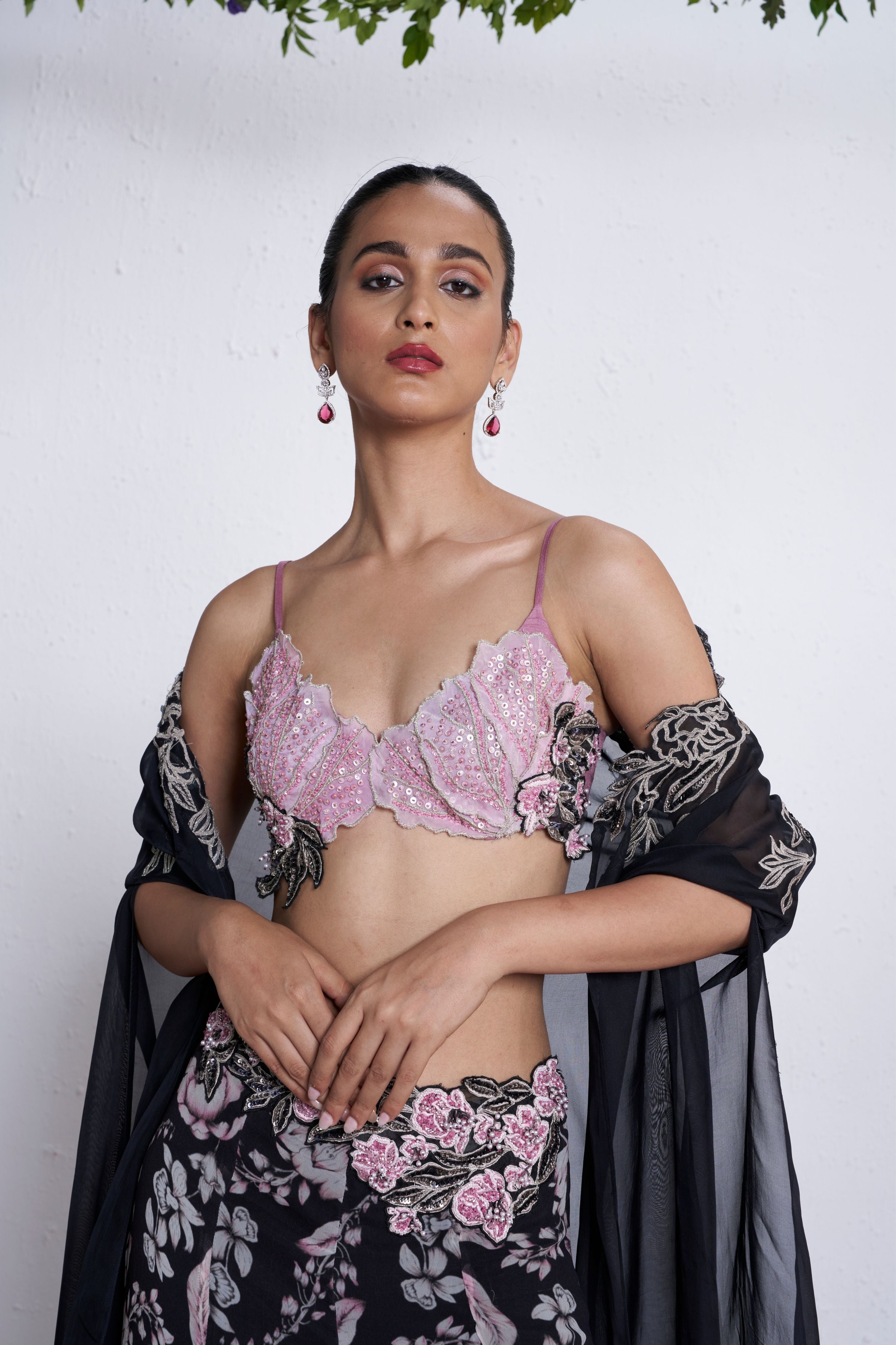 Empress Of Night Sharara Set