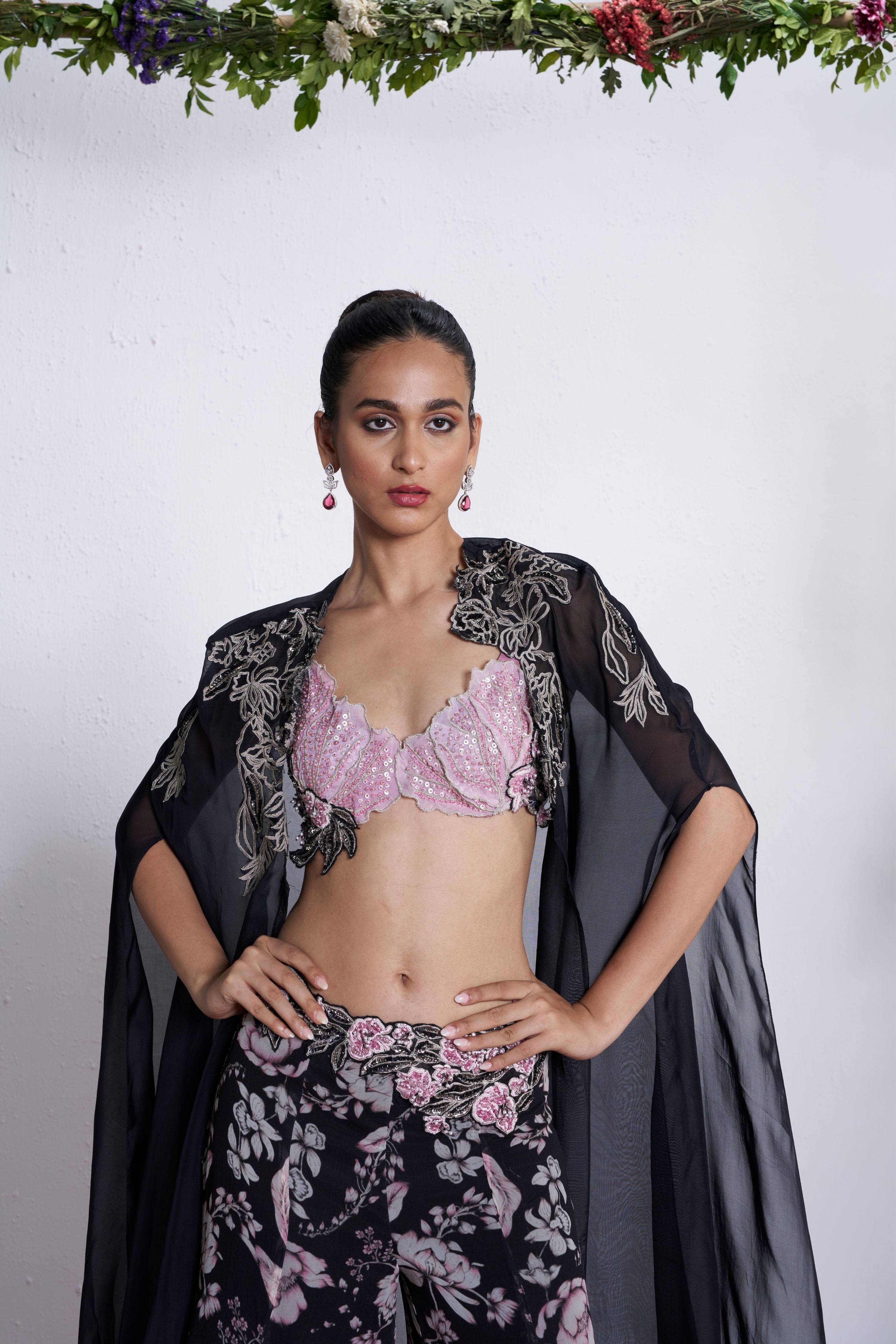 Empress Of Night Sharara Set