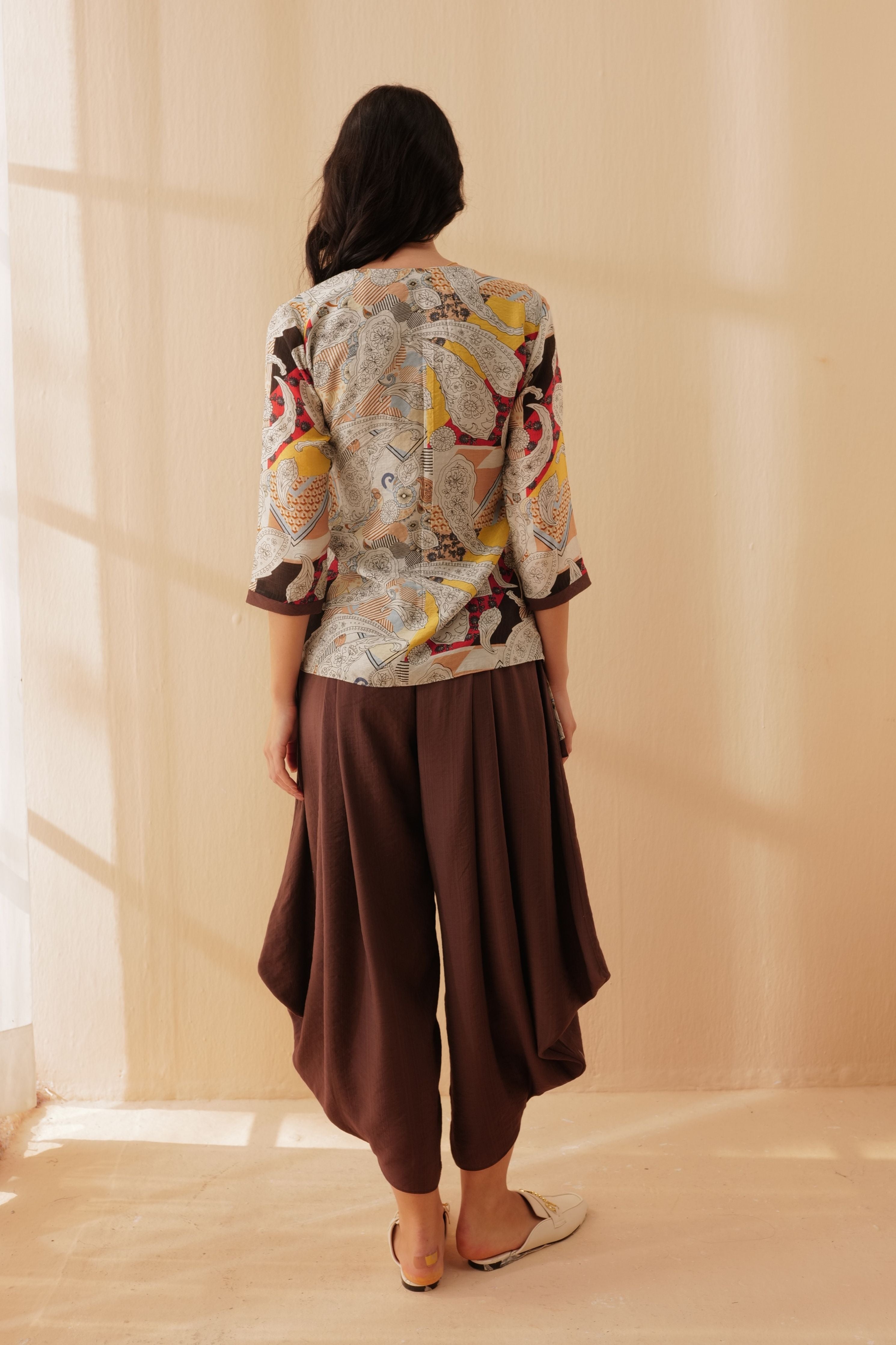 Erina Wrap Tunic Set