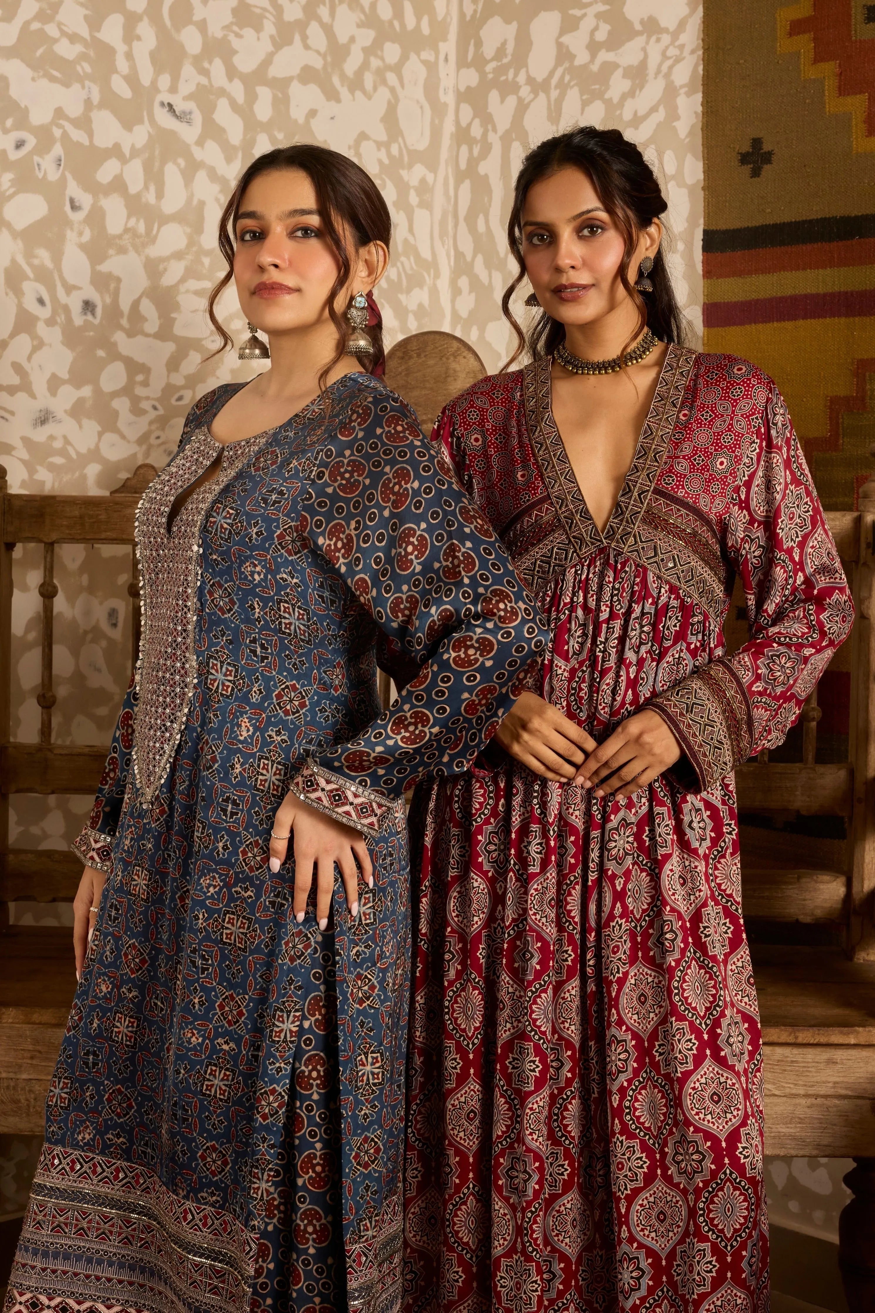 Long Kurta Plazzo Pants Sets