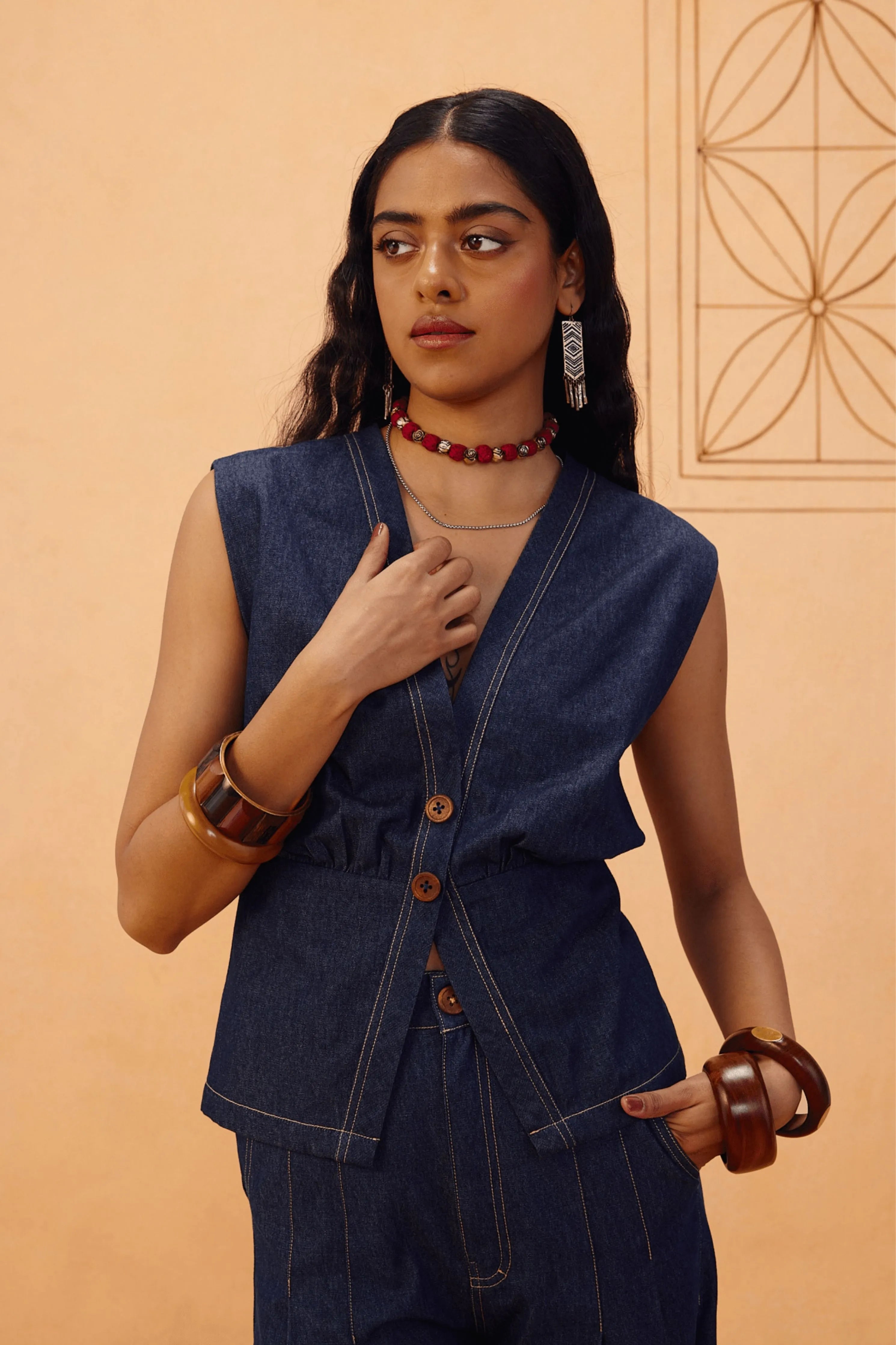 The Timeless Sustainable Denim Waistcoat