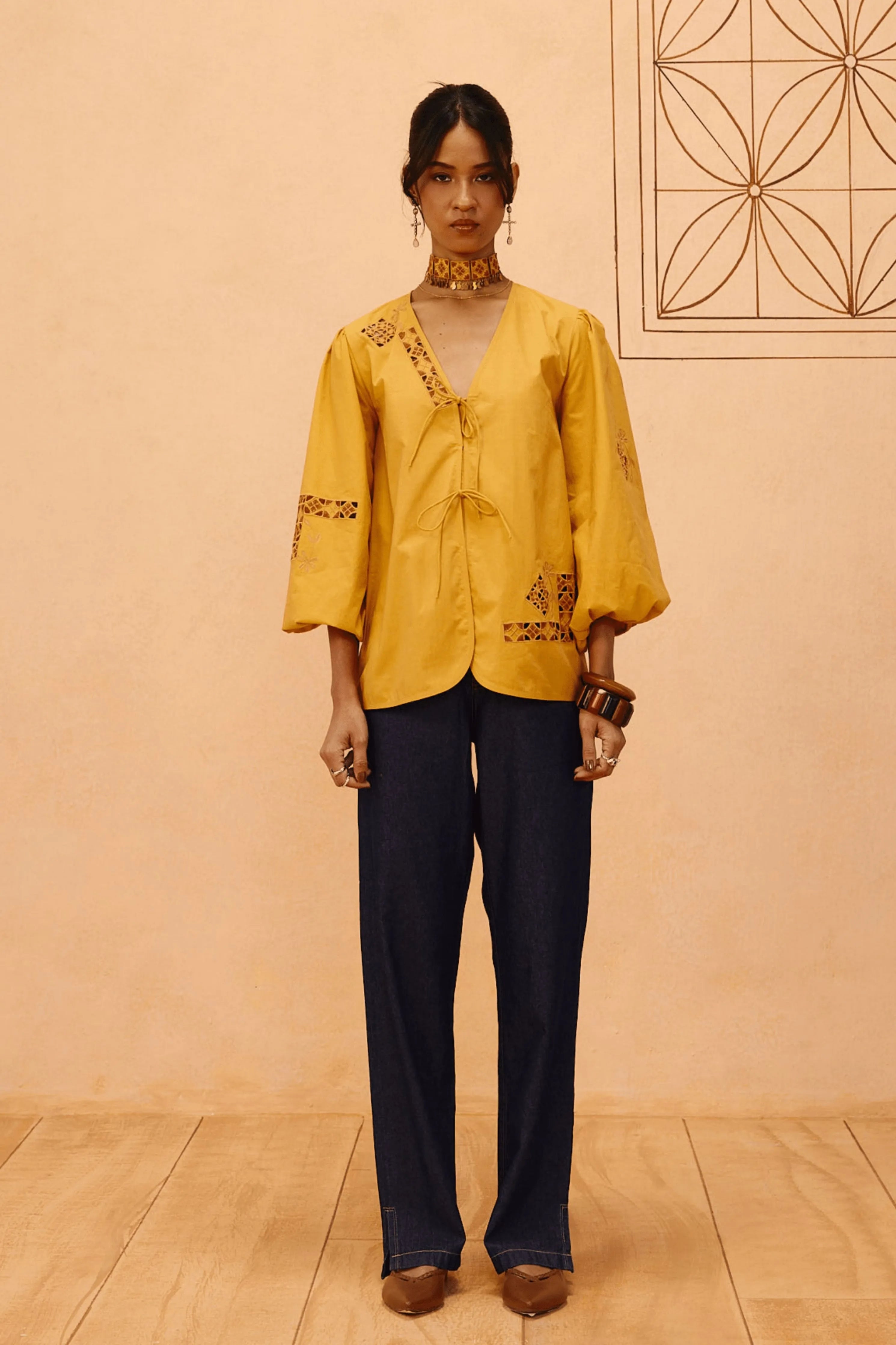 Golden Roots Organic Cotton Top