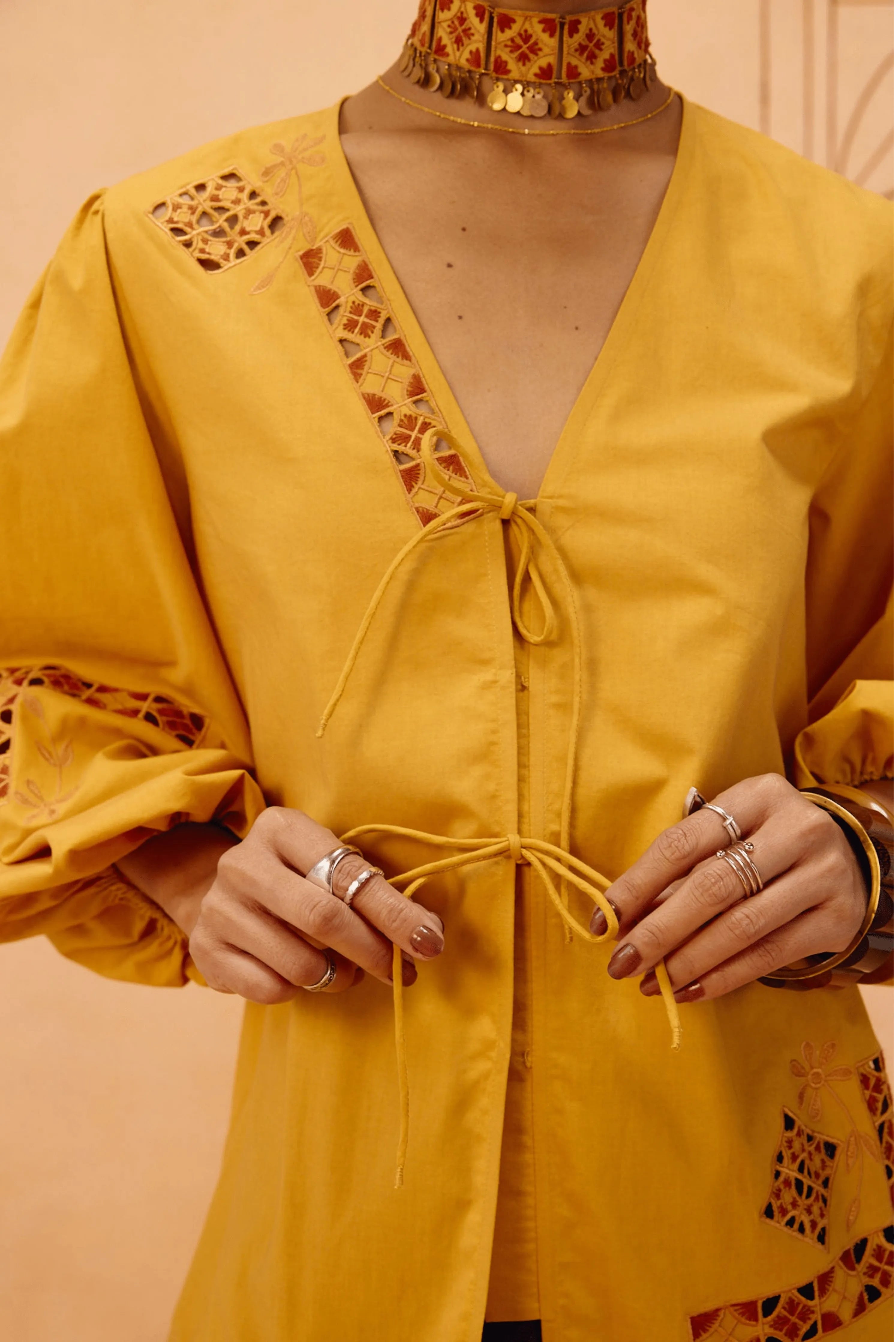 Golden Roots Organic Cotton Top