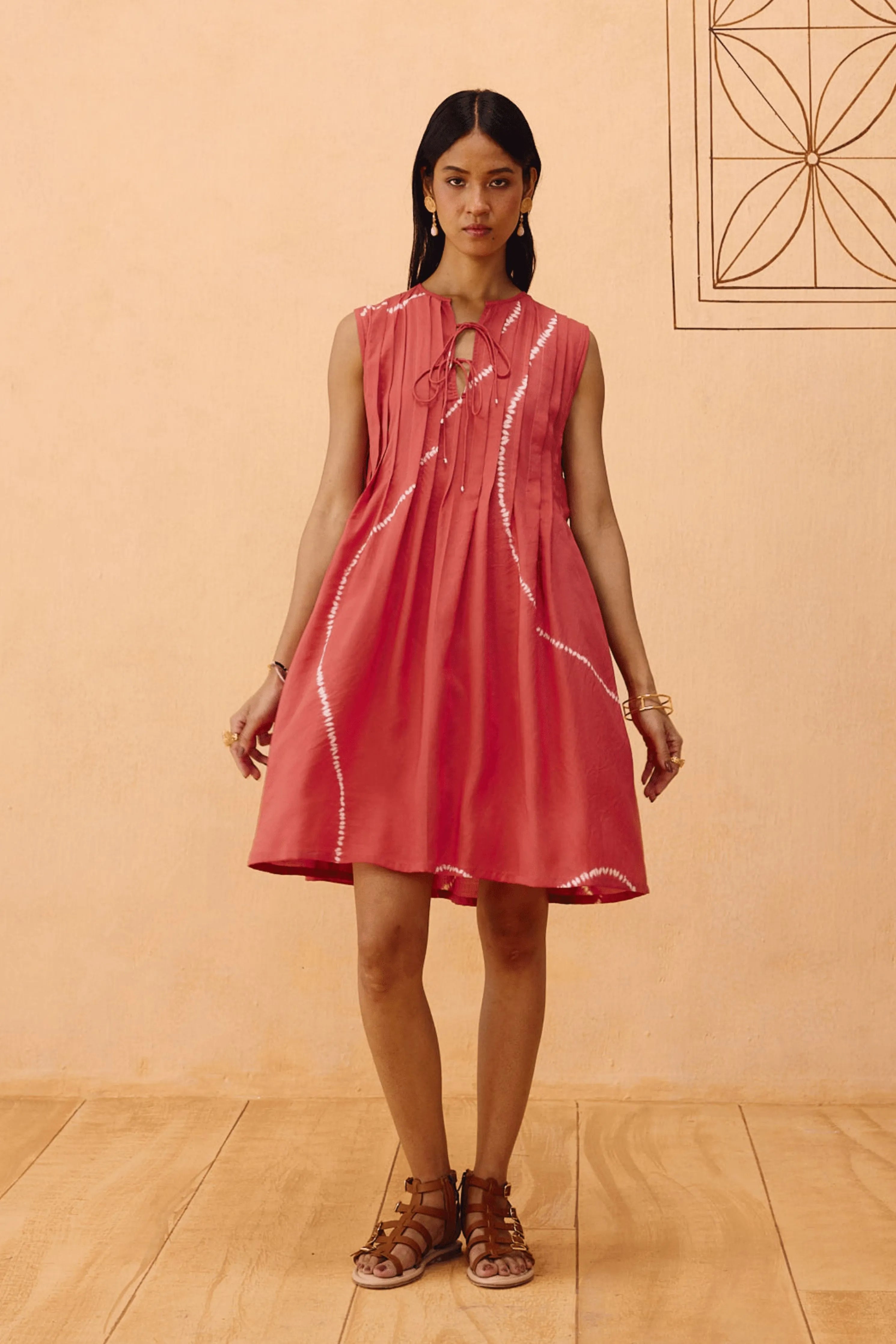 Terracotta Memories Lyocell Dress