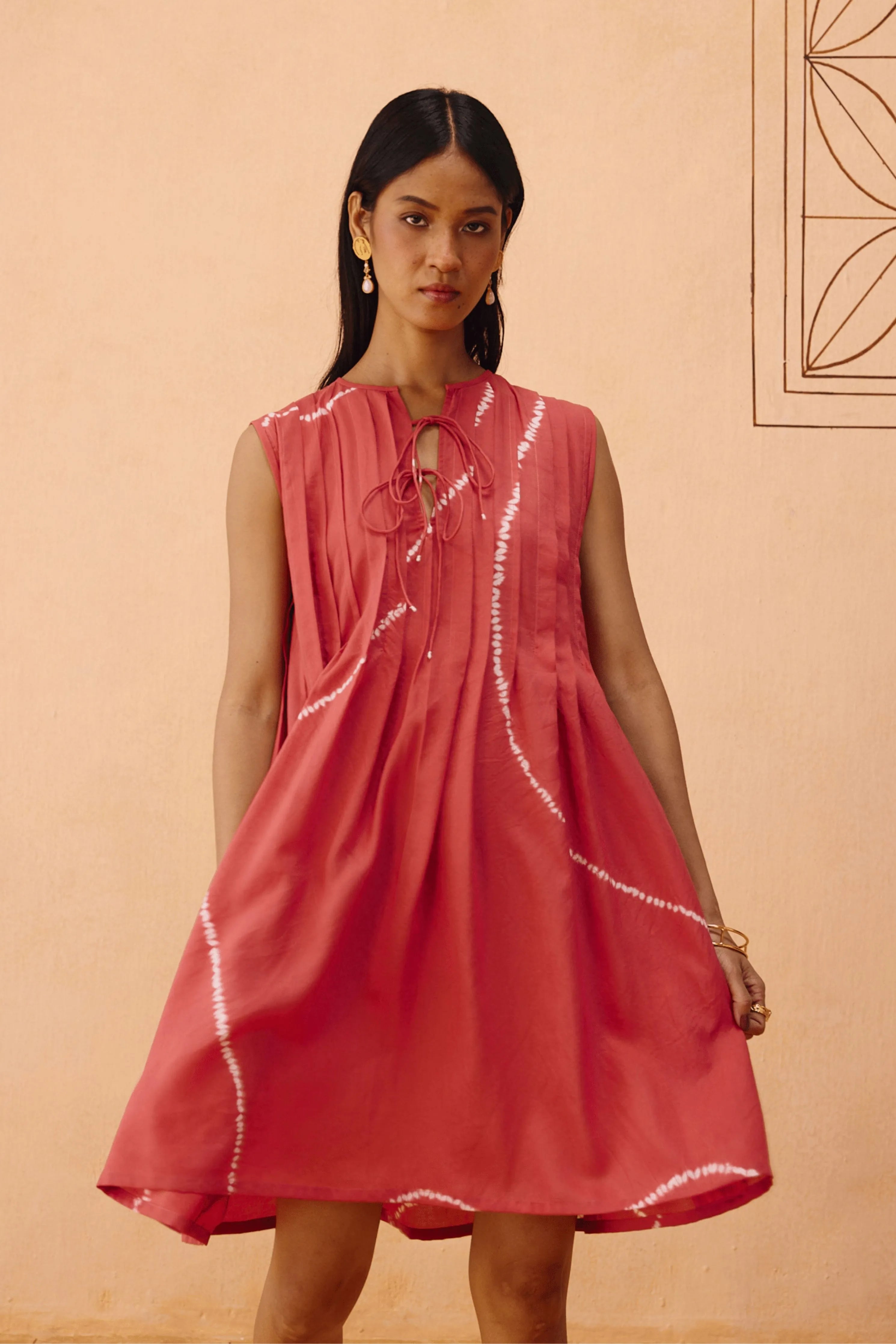Terracotta Memories Lyocell Dress