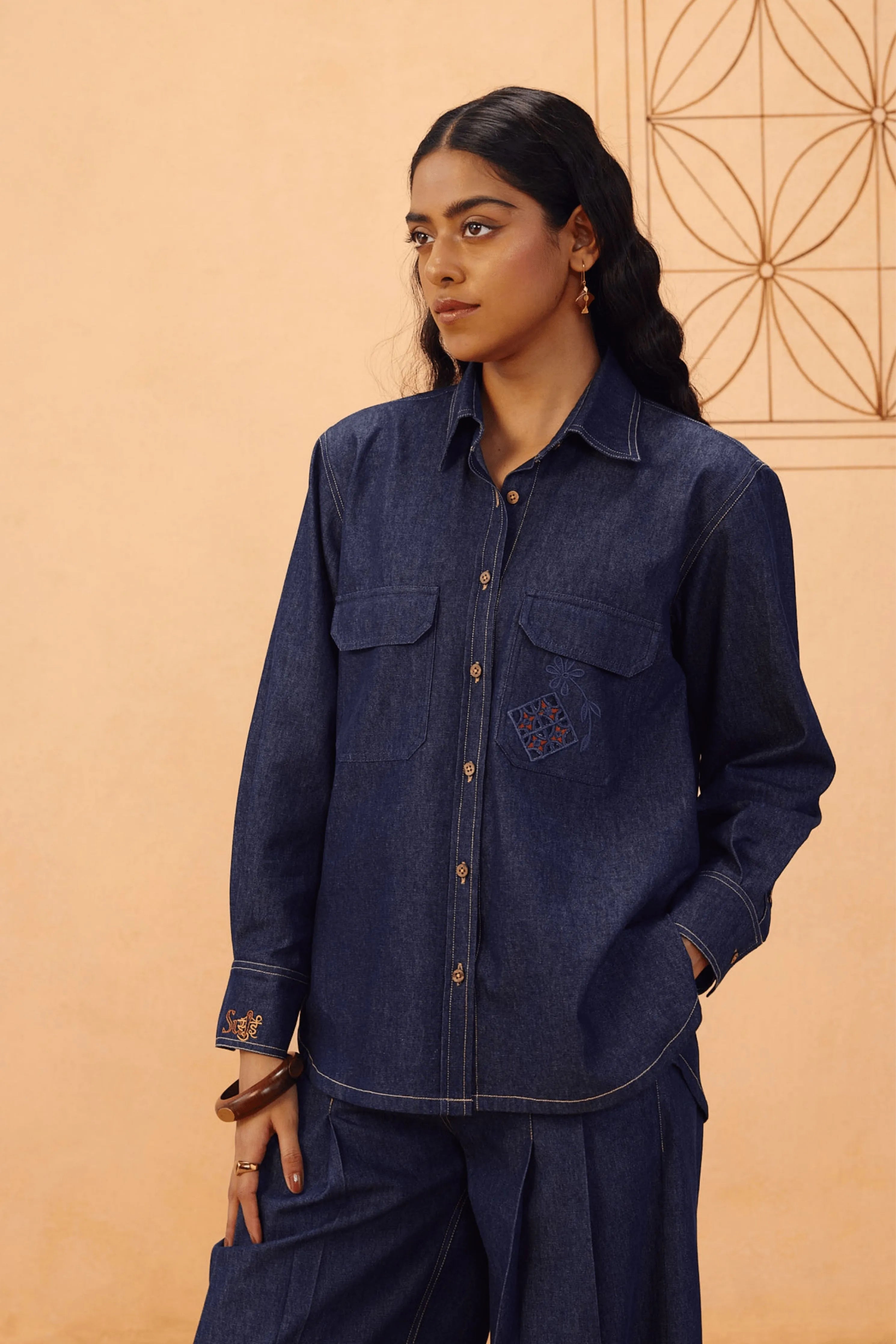 Slow Roots Sustainable Denim Shirt