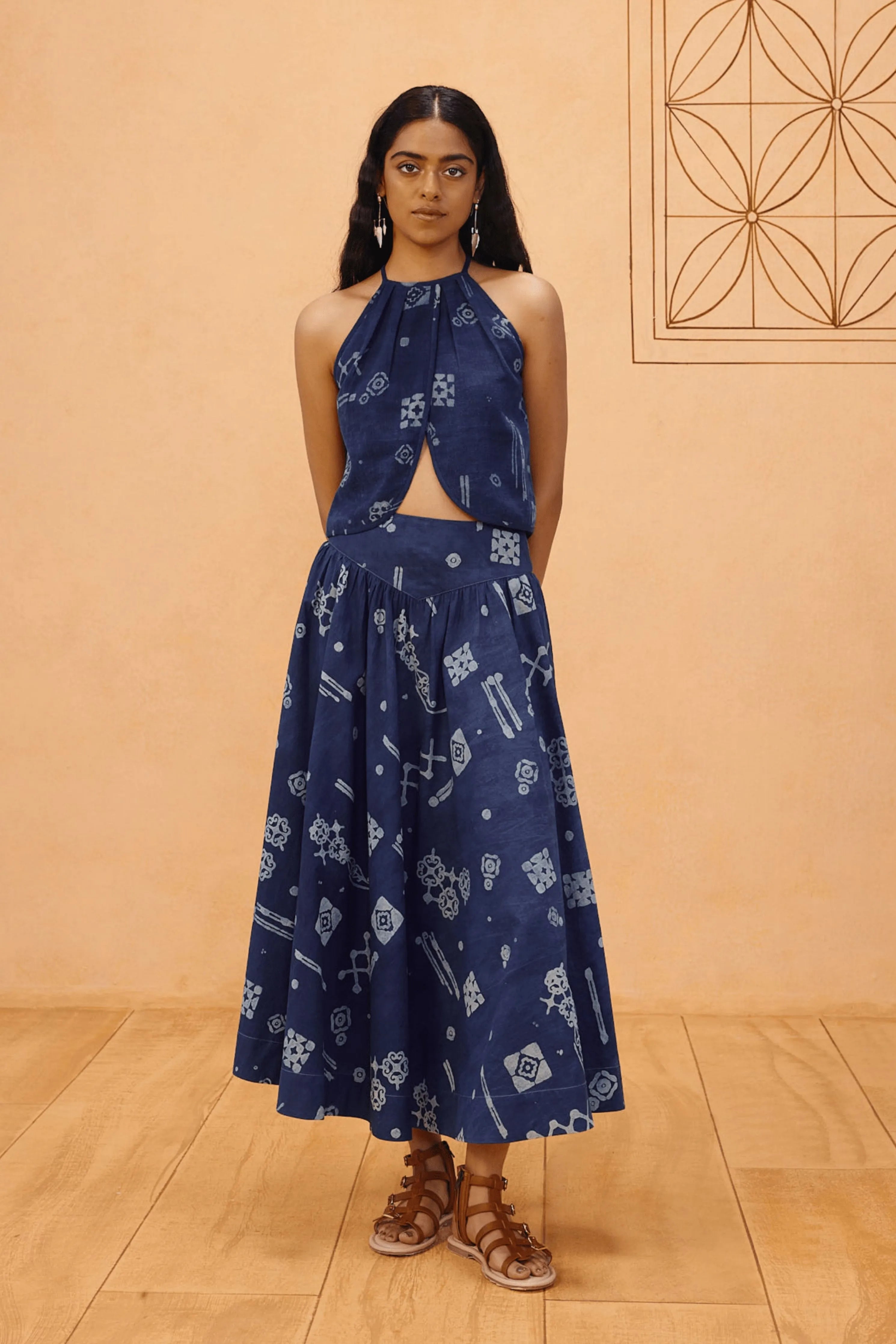 Garden Of Harmony Organic Cotton Maxi Skirt