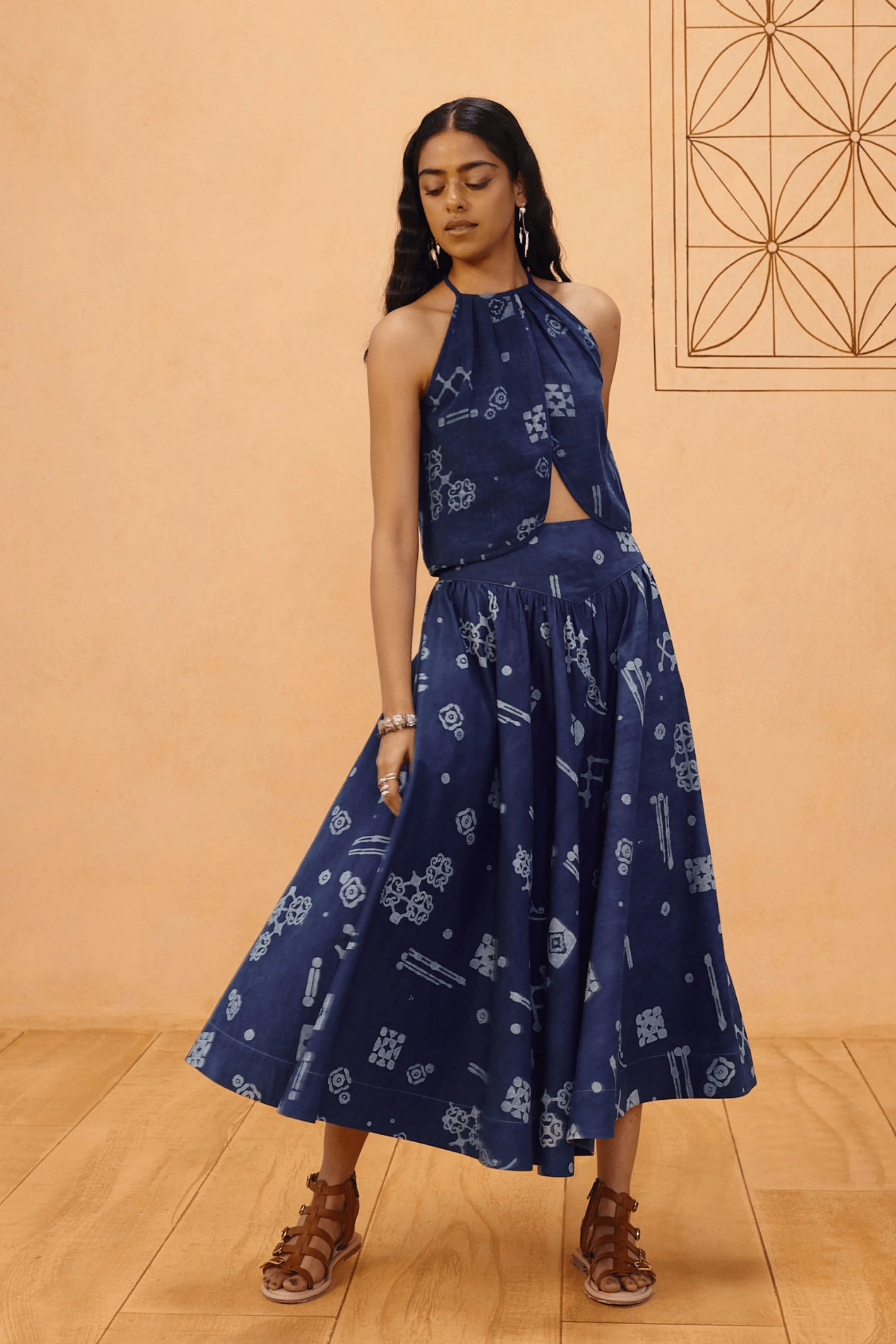 Garden Of Harmony Organic Cotton Maxi Skirt