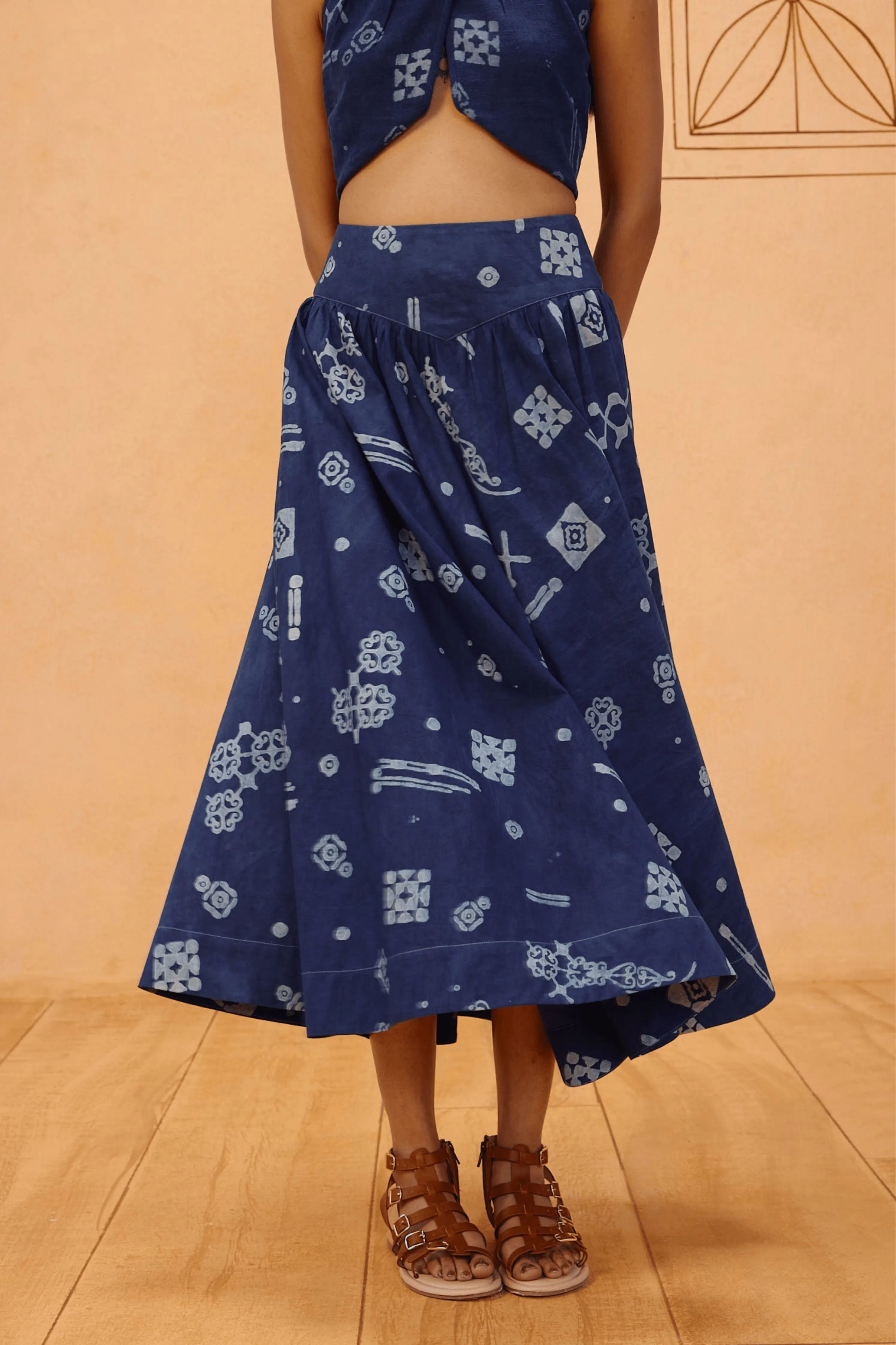 Garden Of Harmony Organic Cotton Maxi Skirt