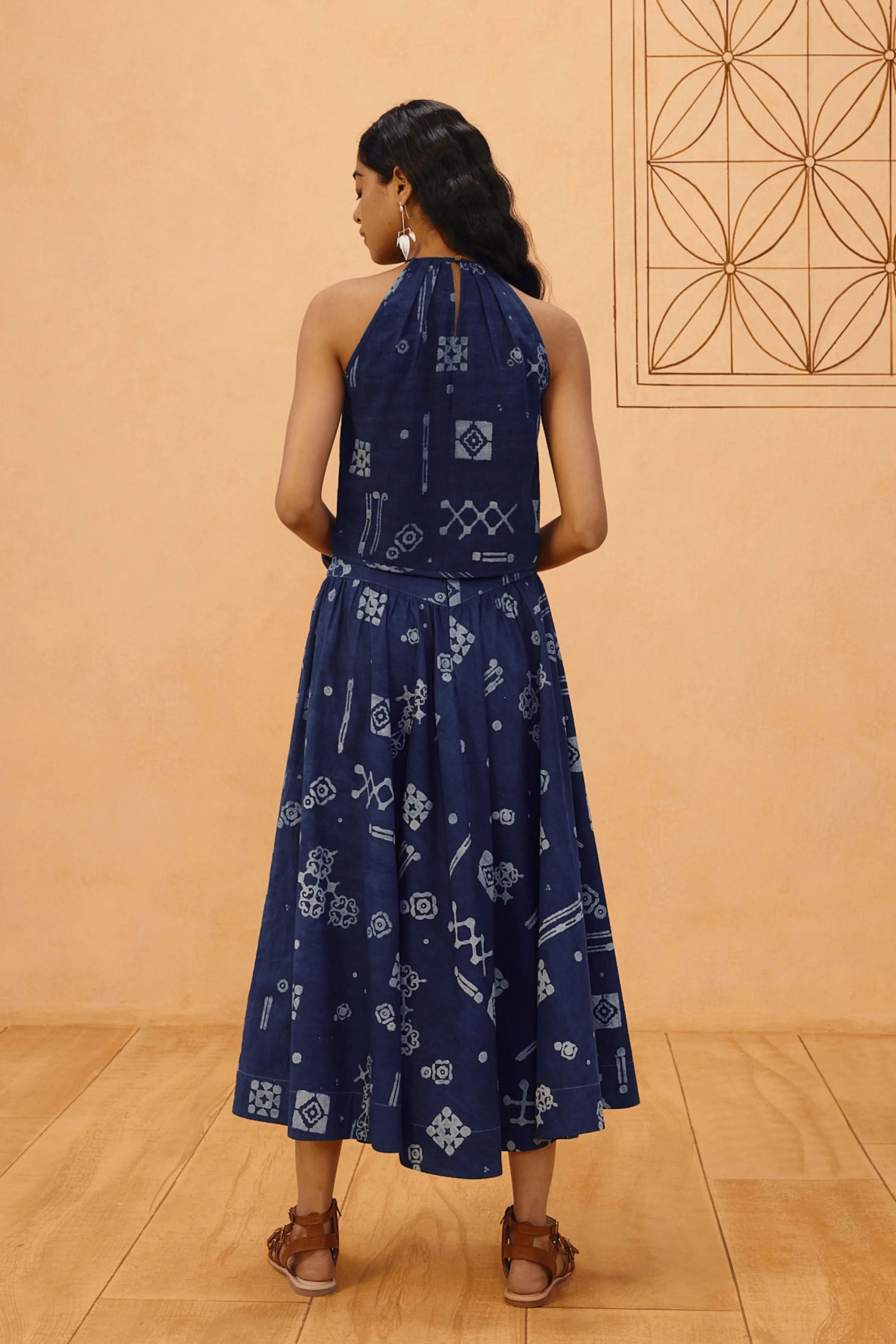 Garden Of Harmony Organic Cotton Maxi Skirt