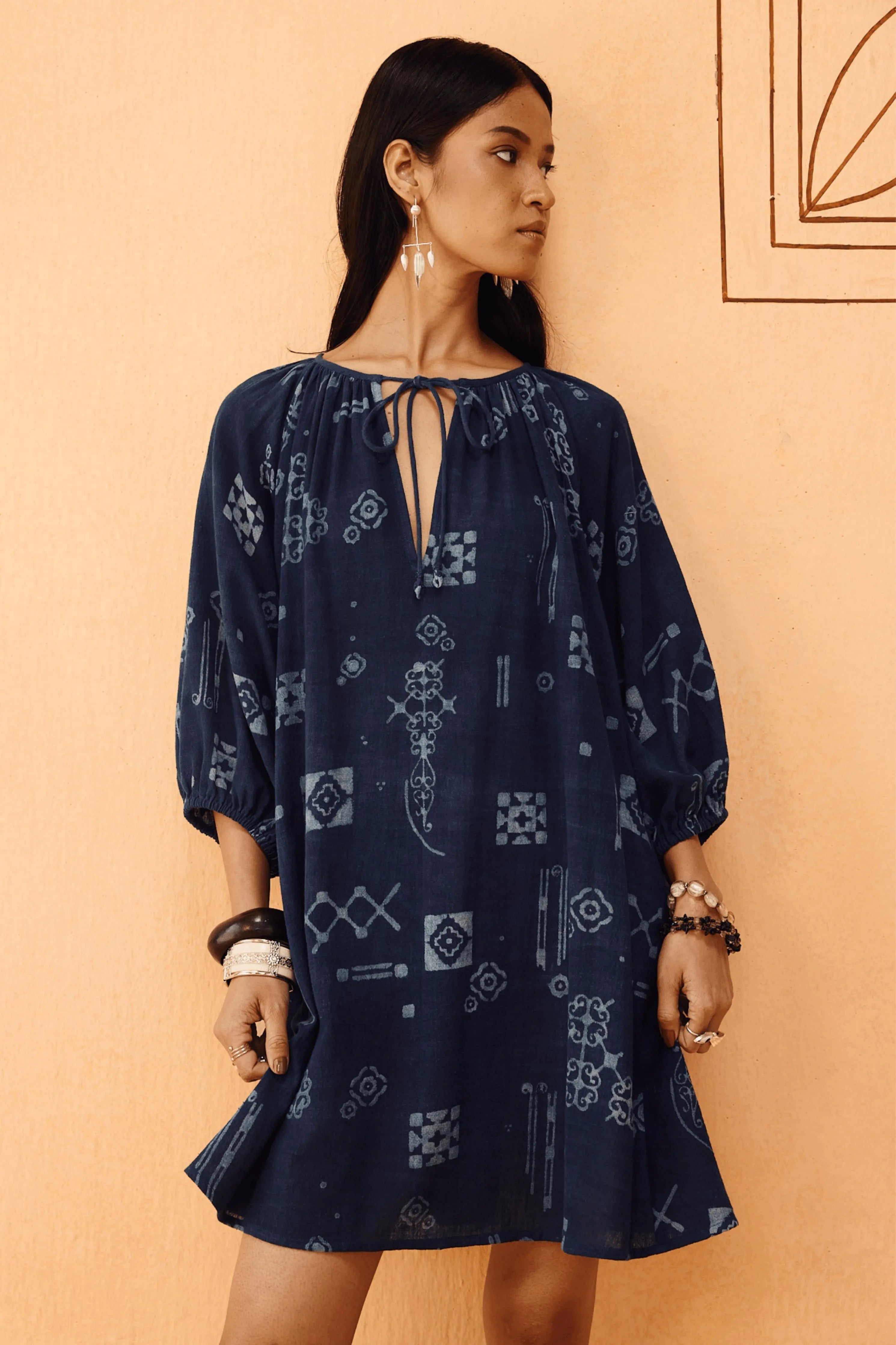 The Heirloom Handspun Handwoven Organic Cotton Dress