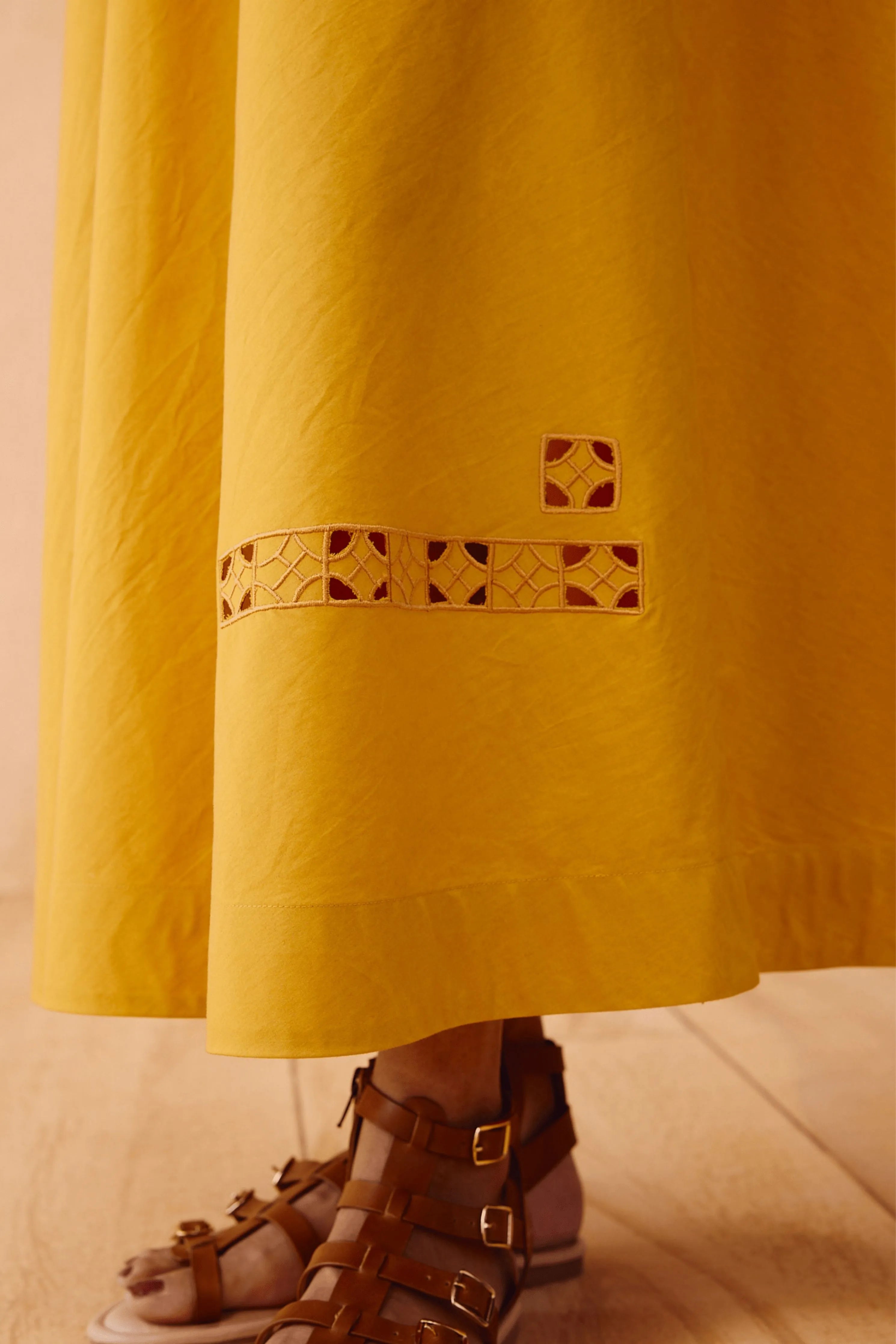 Golden Ghar Organic Cotton Maxi Dress