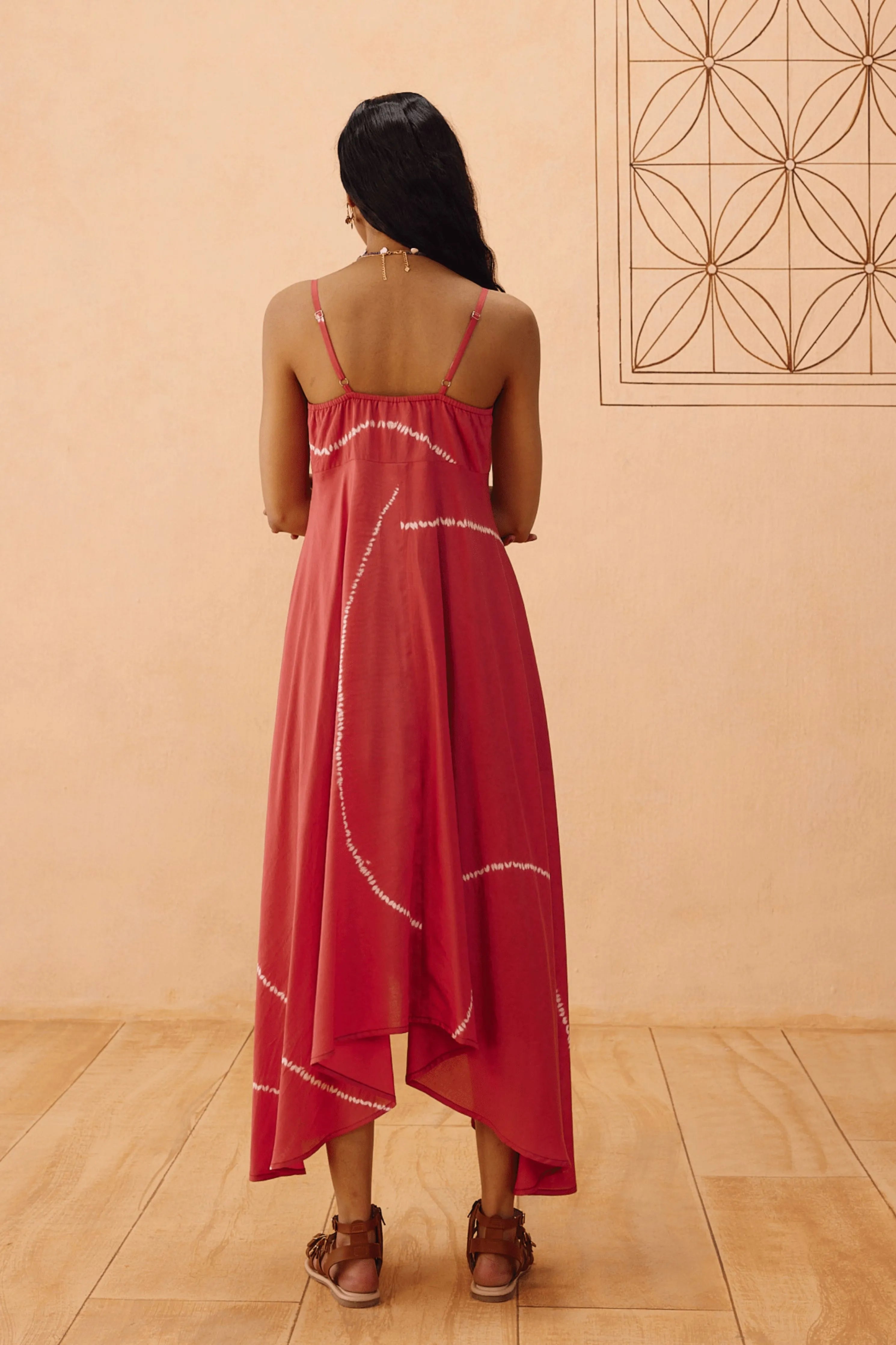 Rosy Sea Lyocell Dress