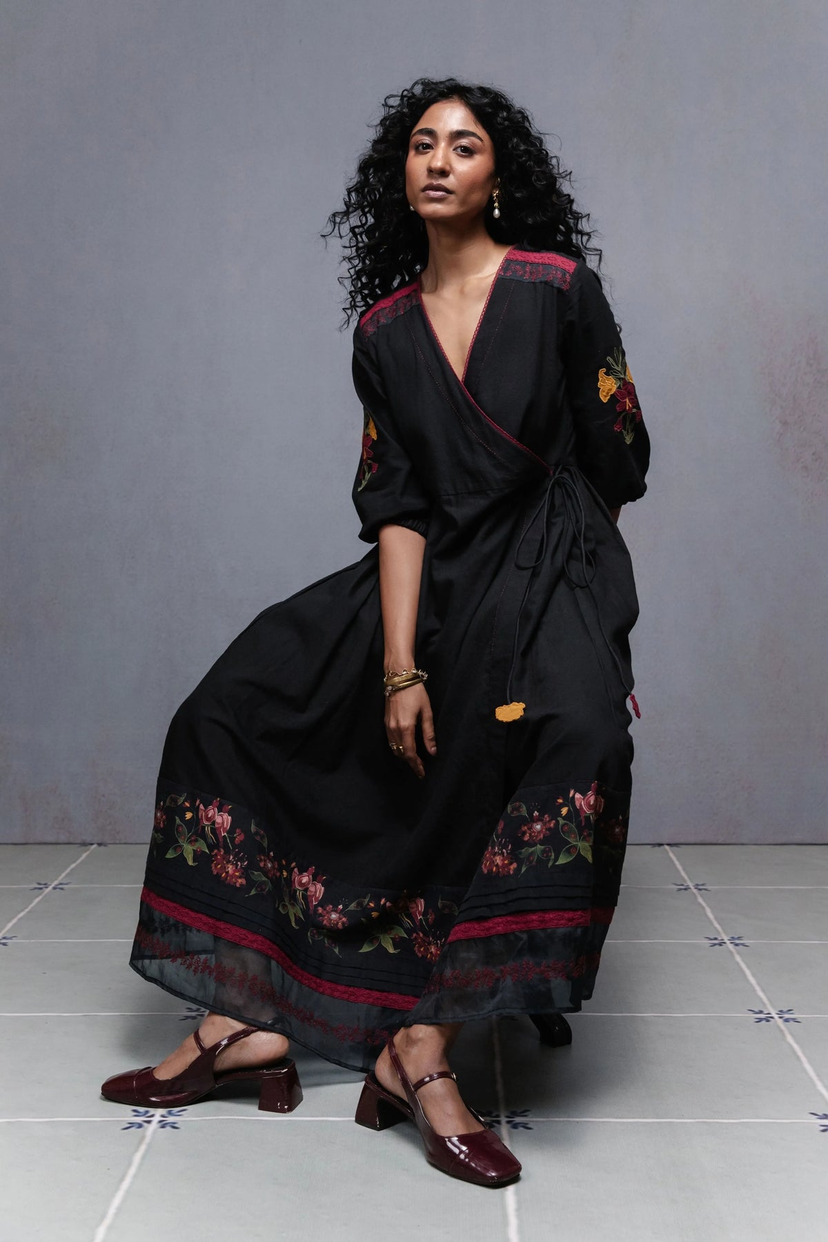 Jama Dress In Black