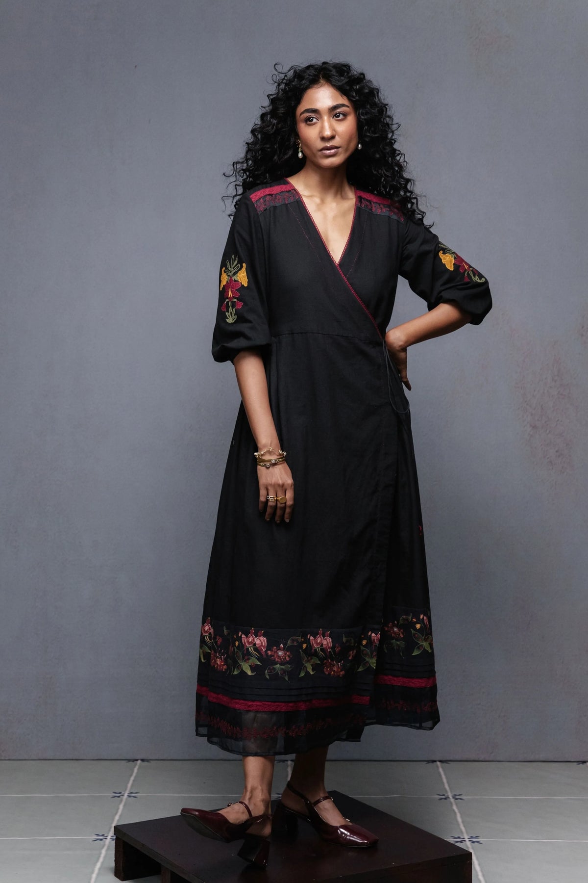 Jama Dress In Black