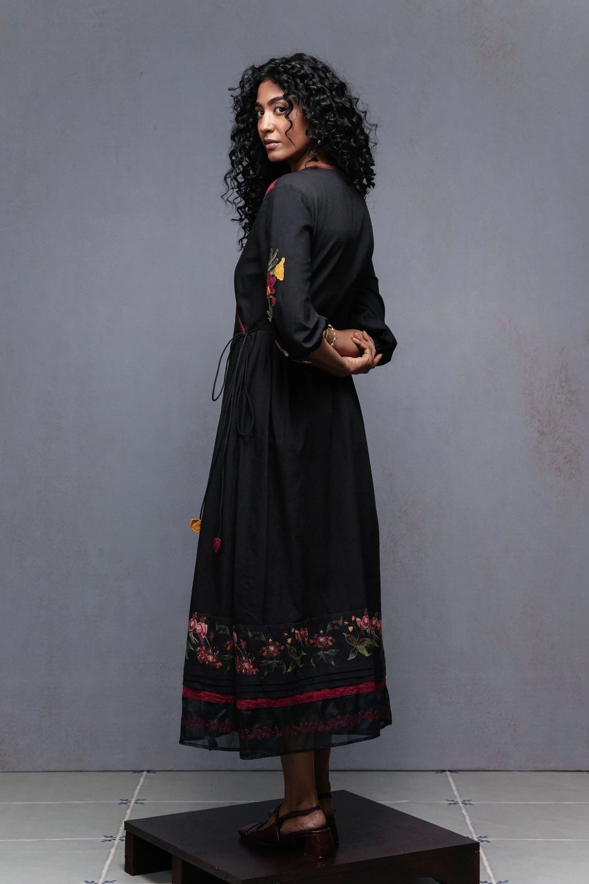 Jama Dress In Black
