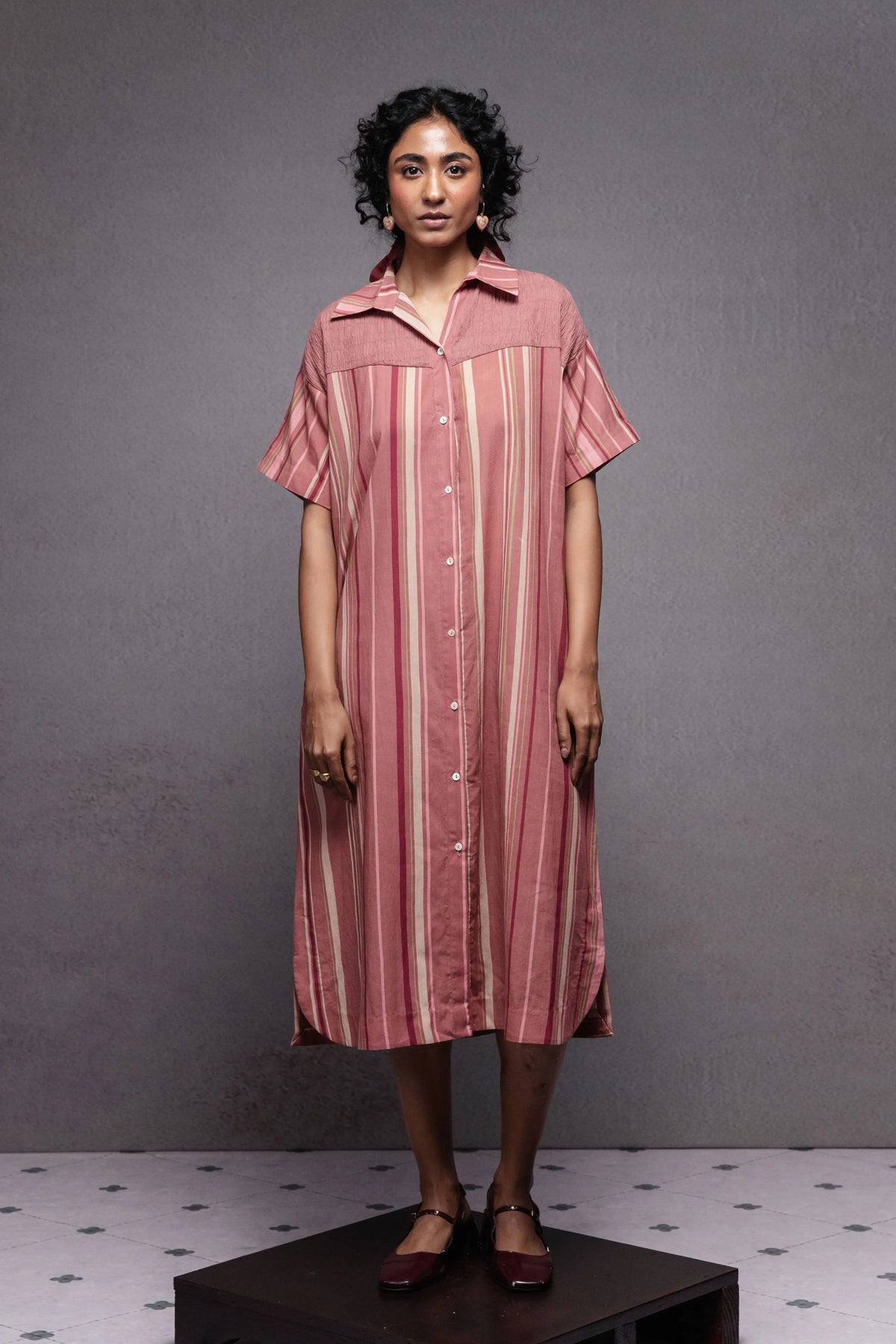 Eva Dress In Peach