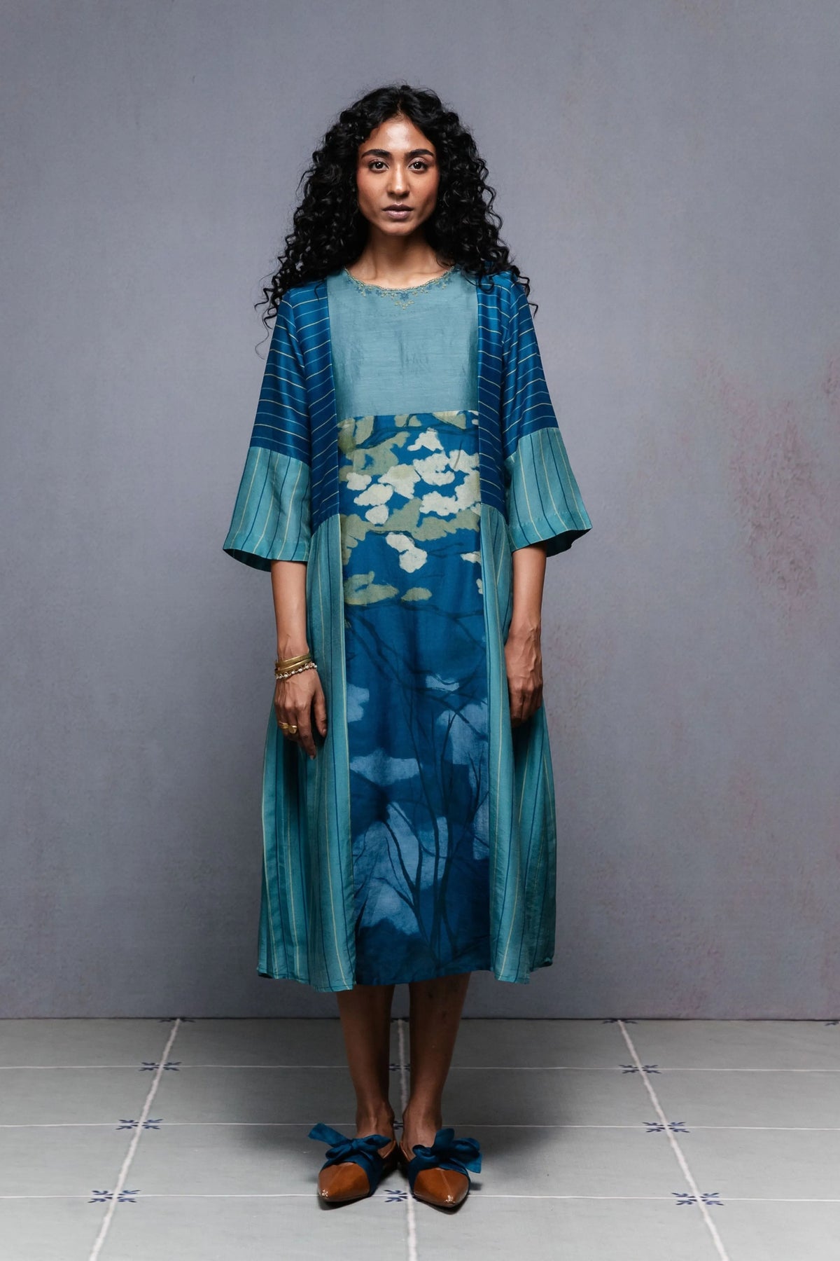 Sia Dress In Blue