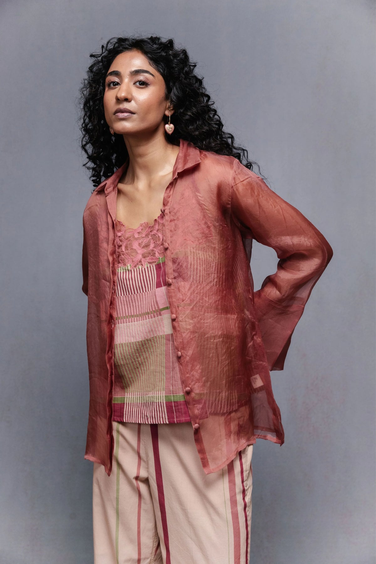 Delilah Organza Shirt