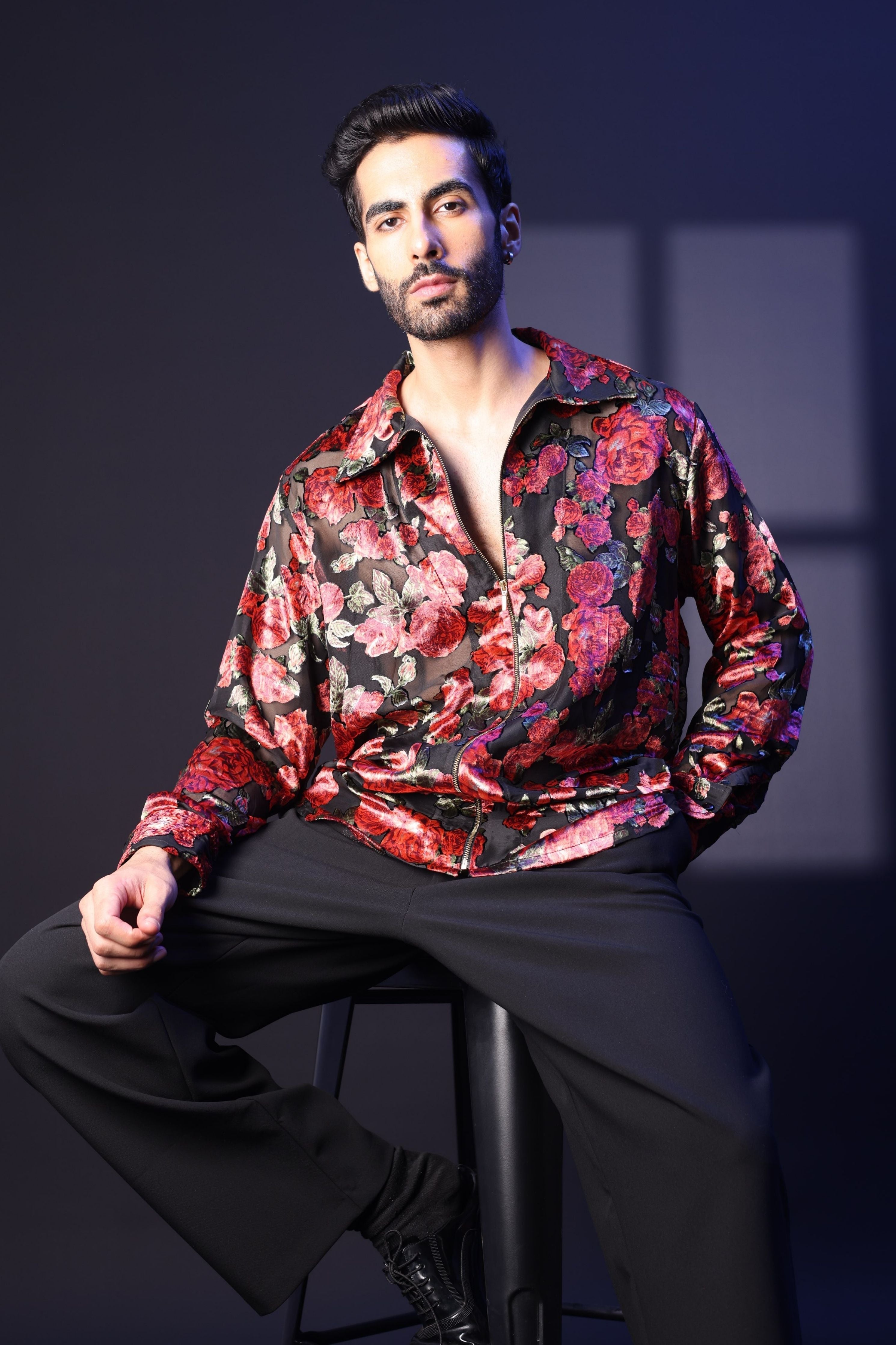 Red And Black Brasso Shirt