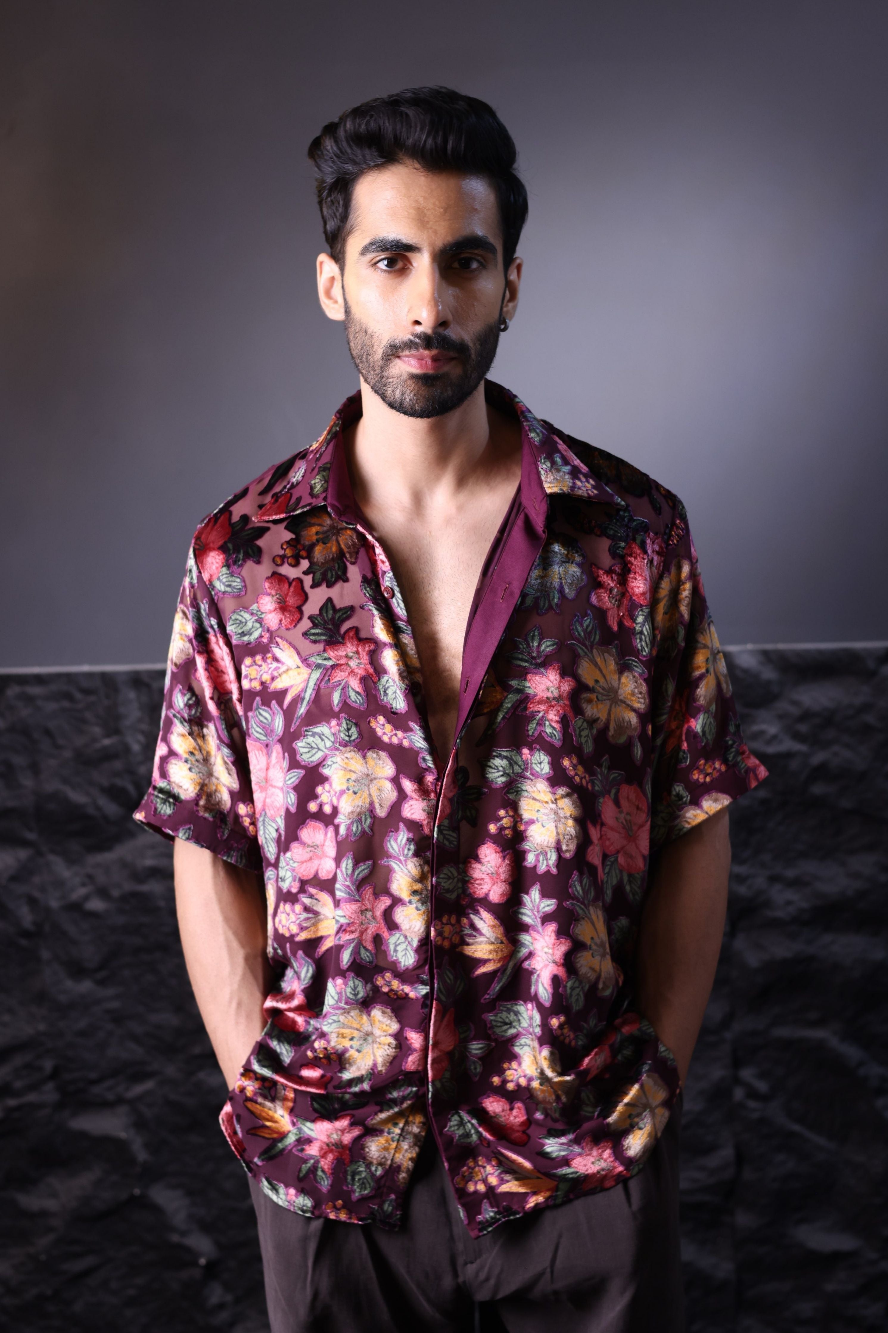 Wine Brasso Shirt