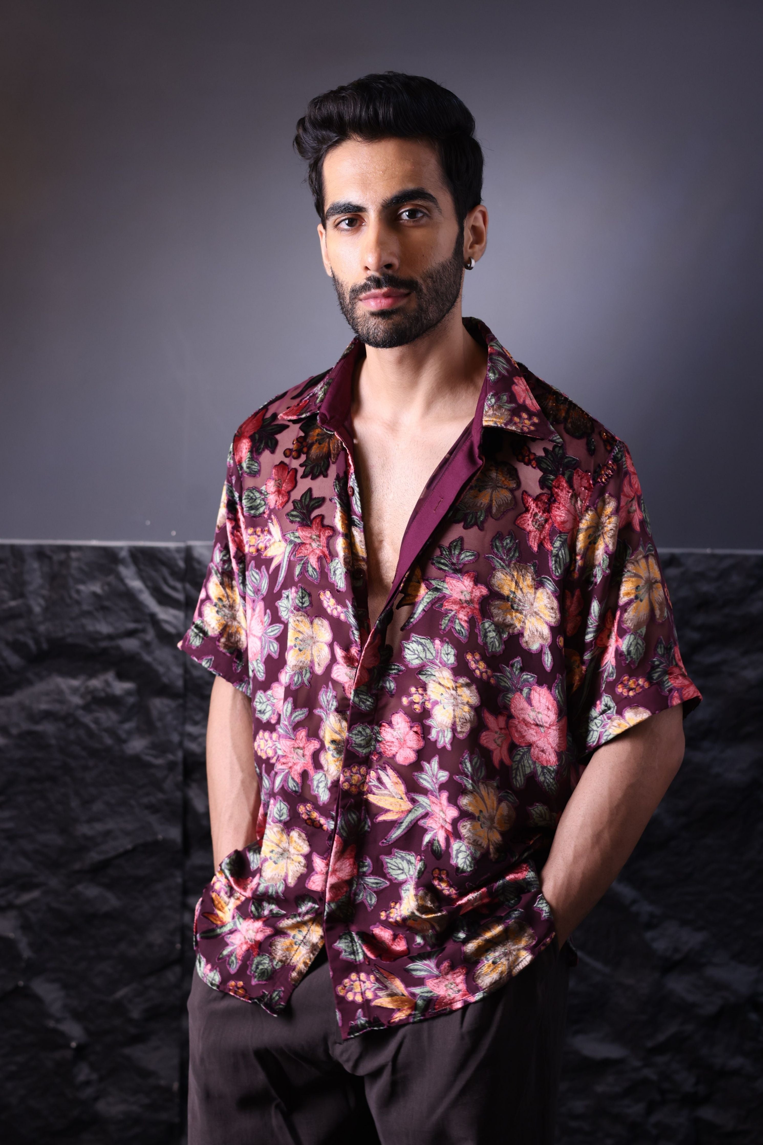 Wine Brasso Shirt
