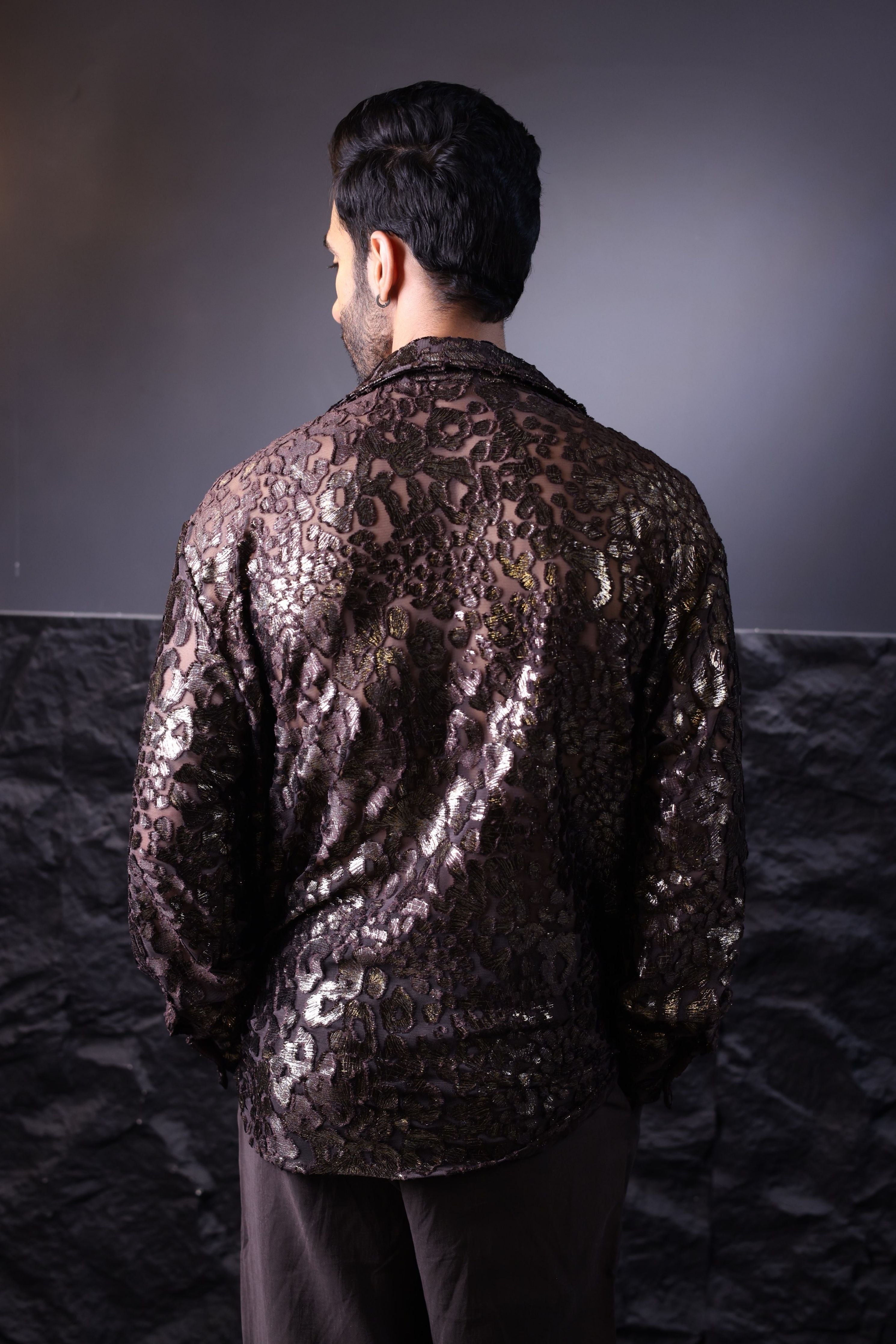Brown Velvet Shirt