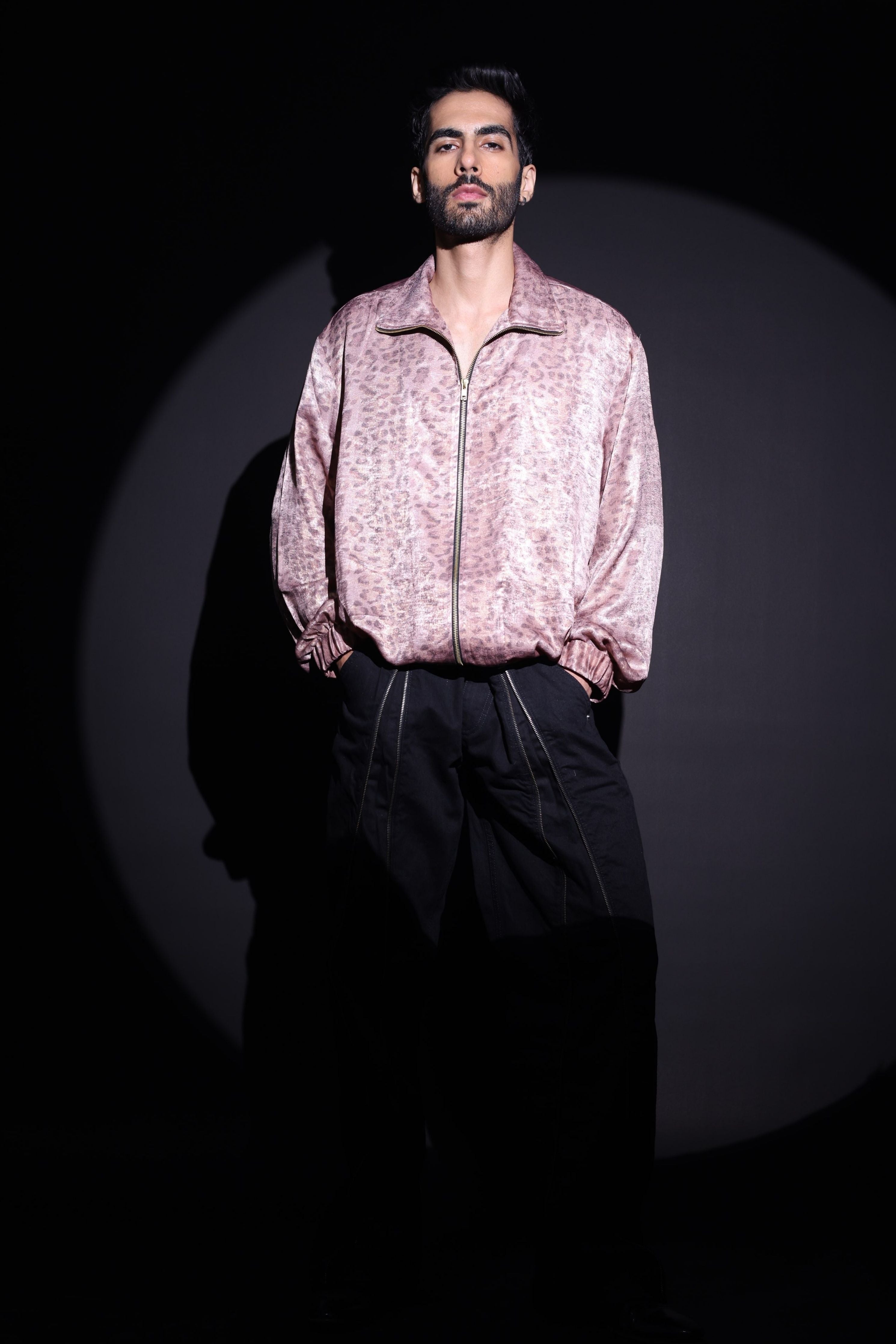 Rose Gold Satin Shirt