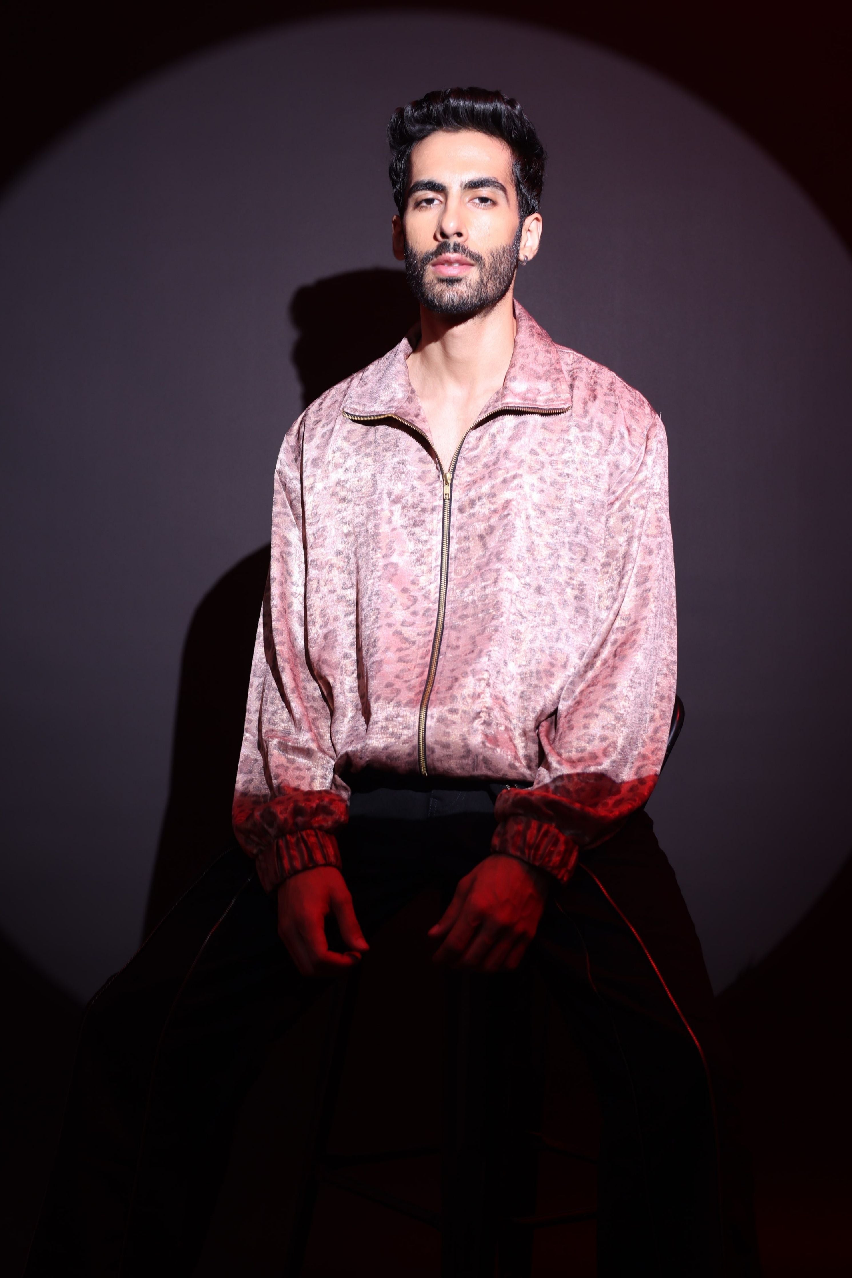 Rose Gold Satin Shirt