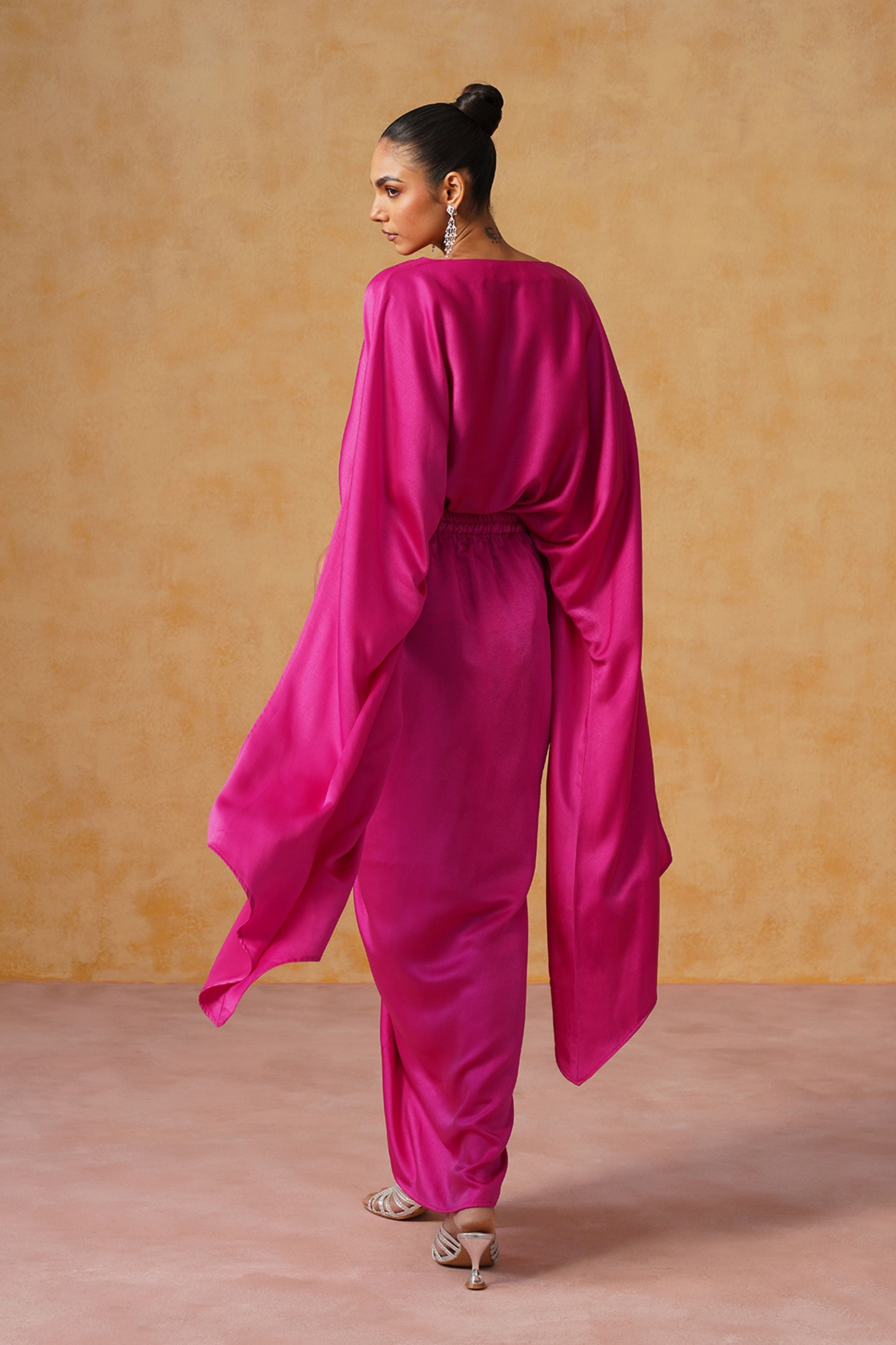Dira Fuschia Skirt Co-ord Set