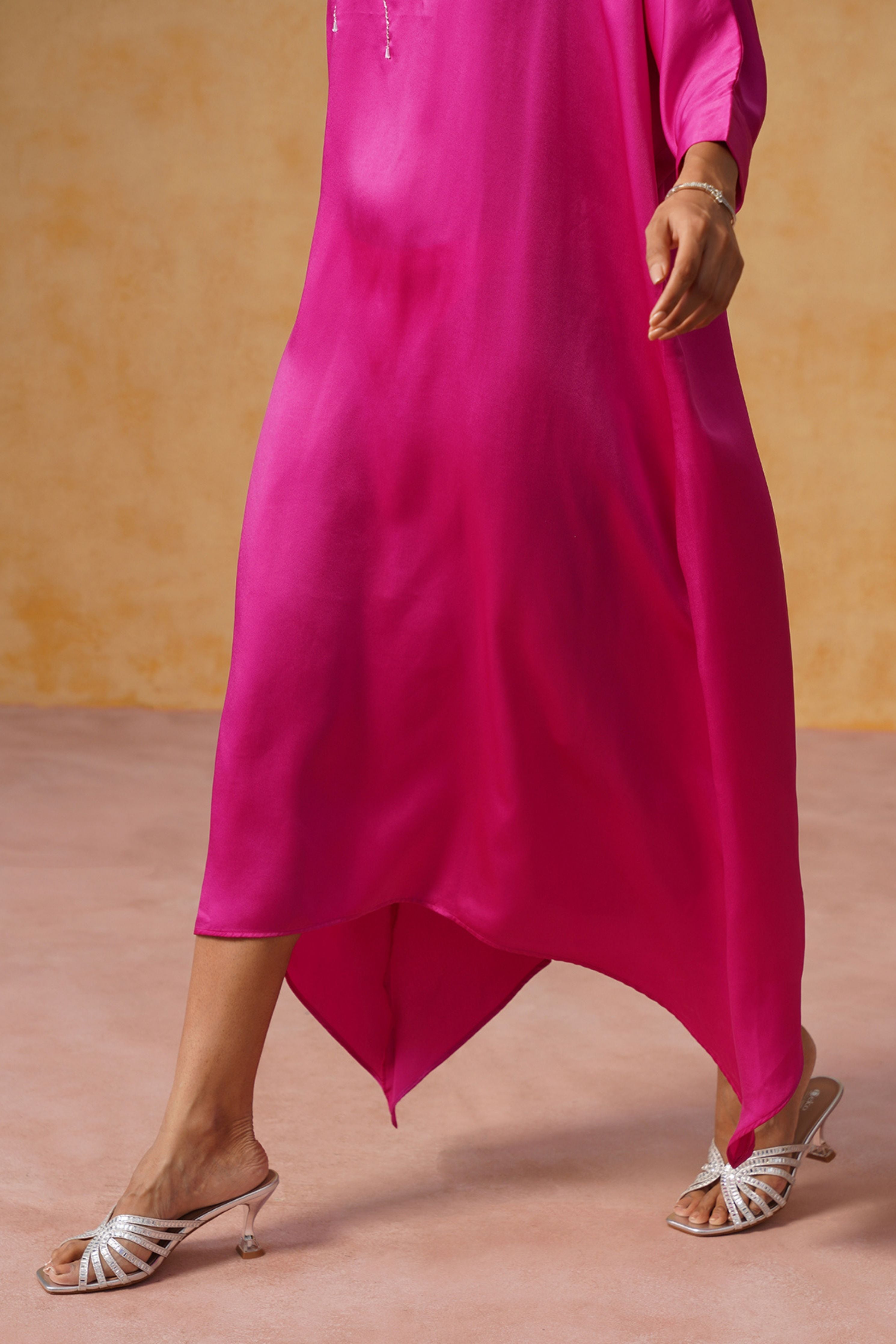 Zara Pink Kaftan Dress