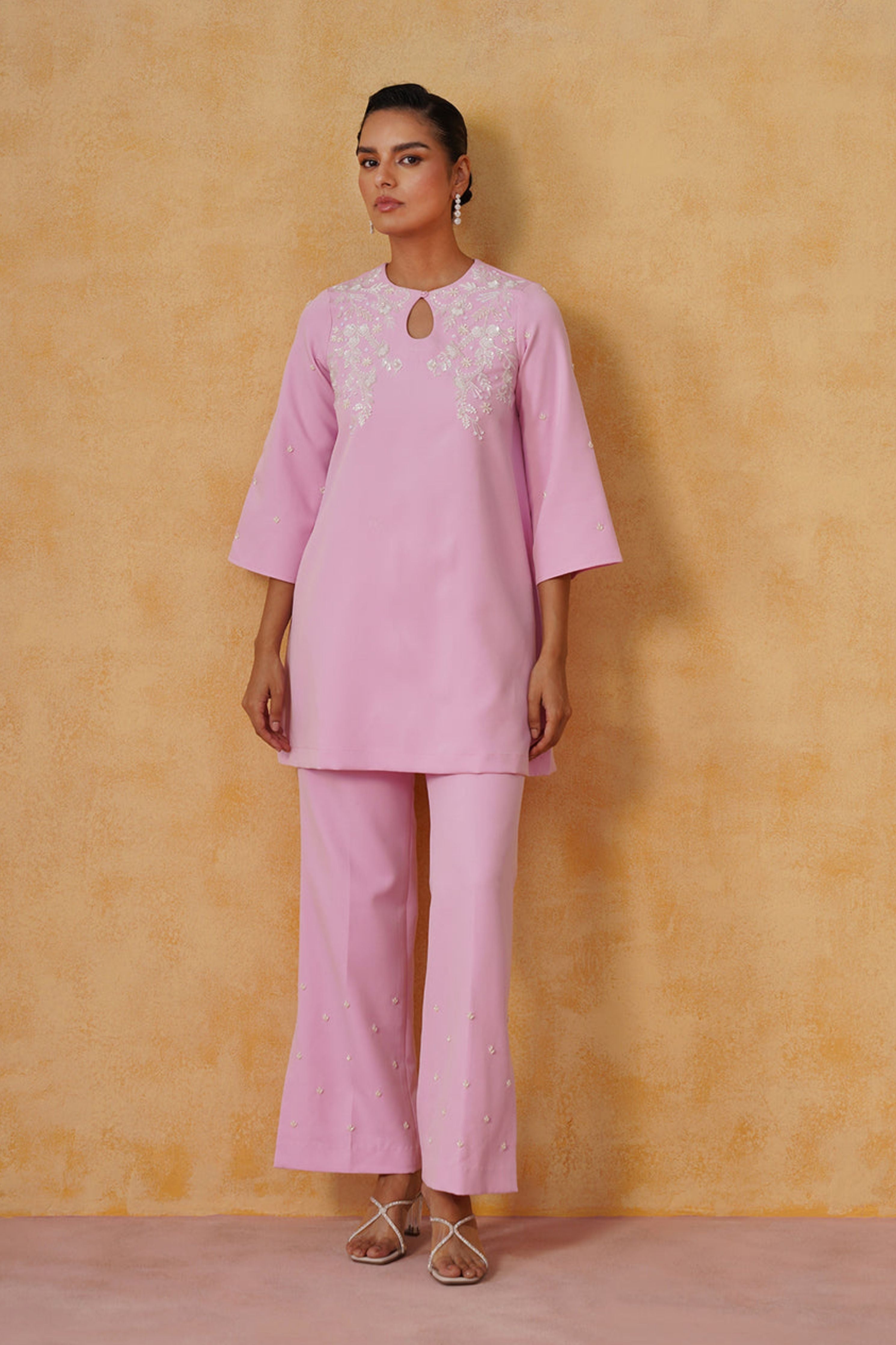 Ziya Baby Pink Co-ord Set